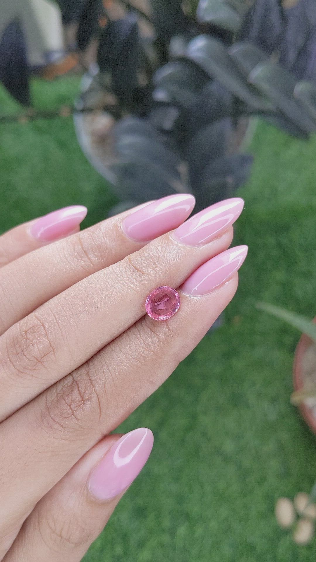 1.12 Ct. Padparadscha Sapphire from Tanzania Size Video