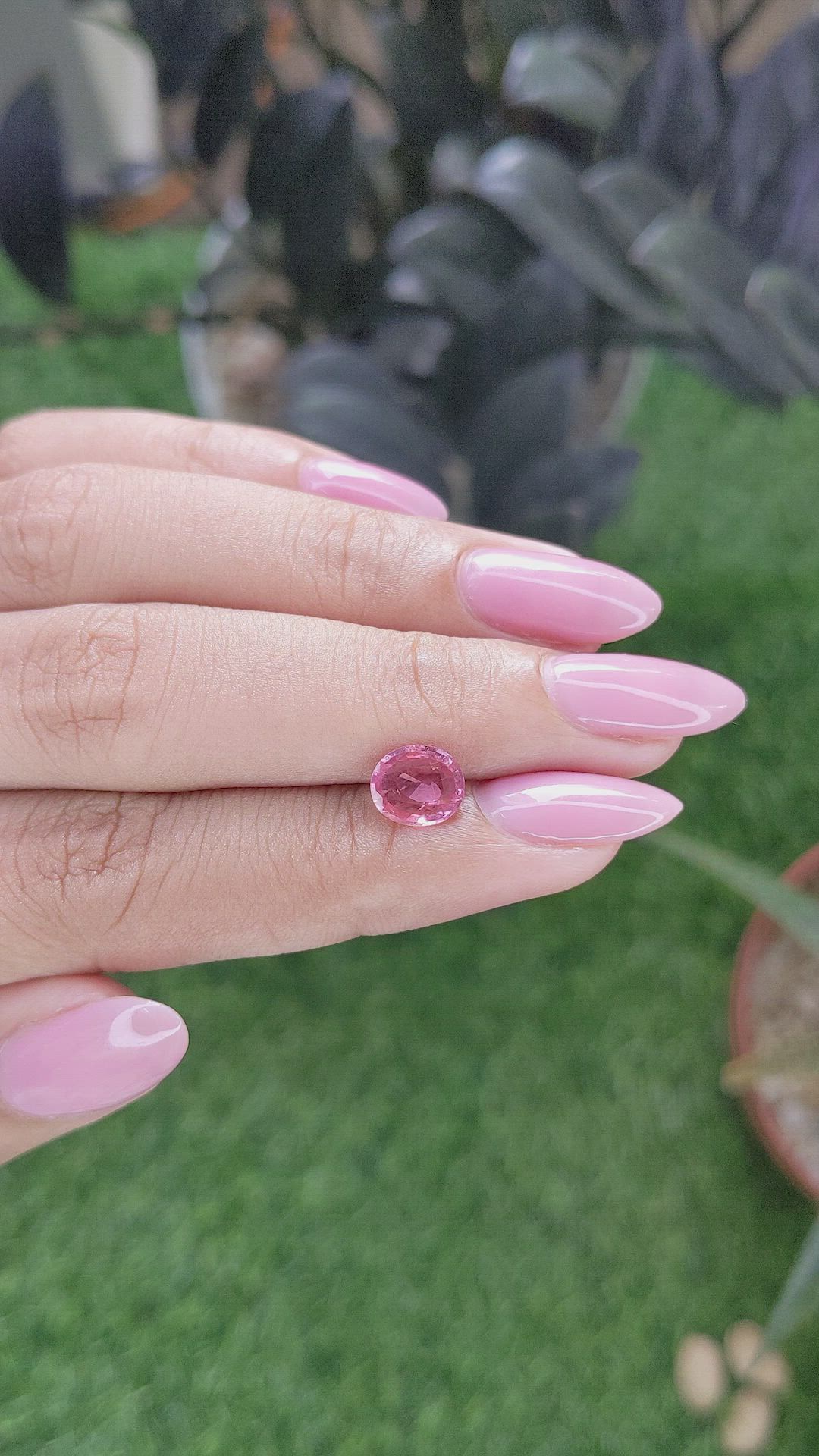 1.12 Ct. Padparadscha Sapphire from Tanzania Size Video