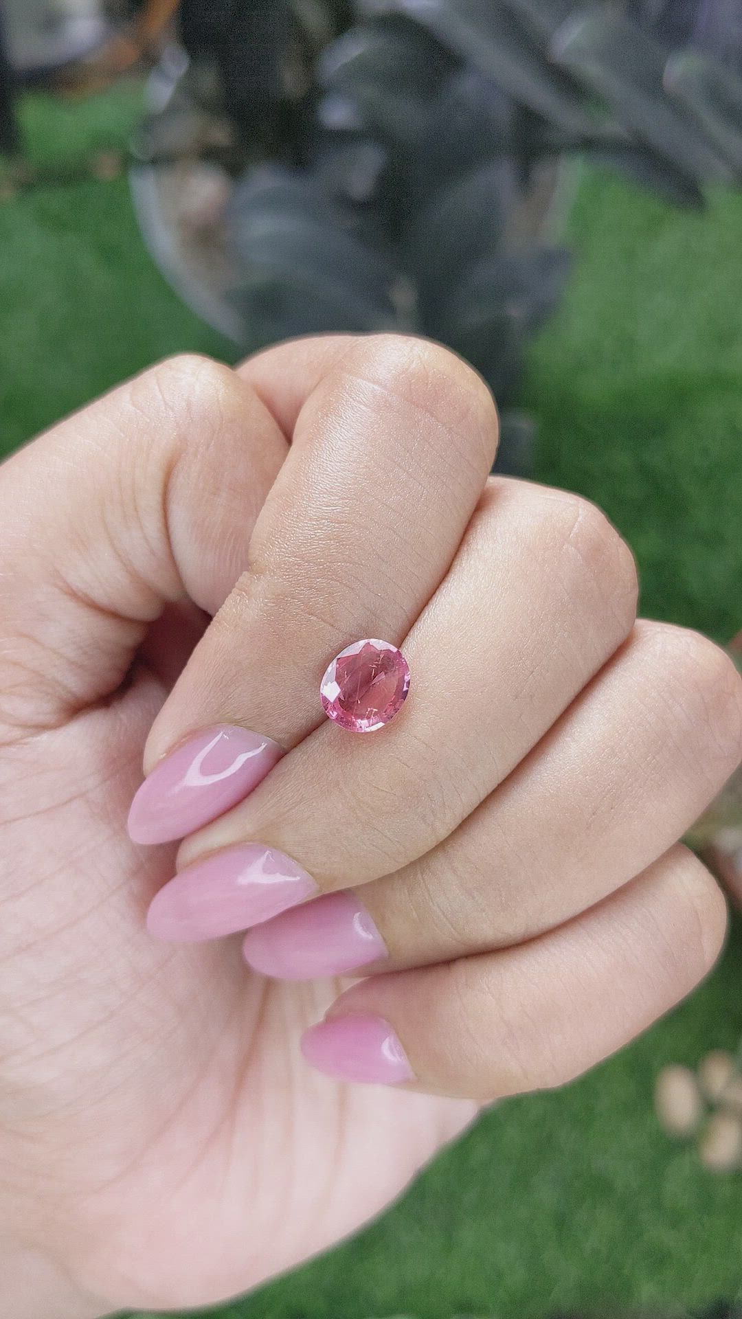 1.12 Ct. Padparadscha Sapphire from Tanzania Size Video