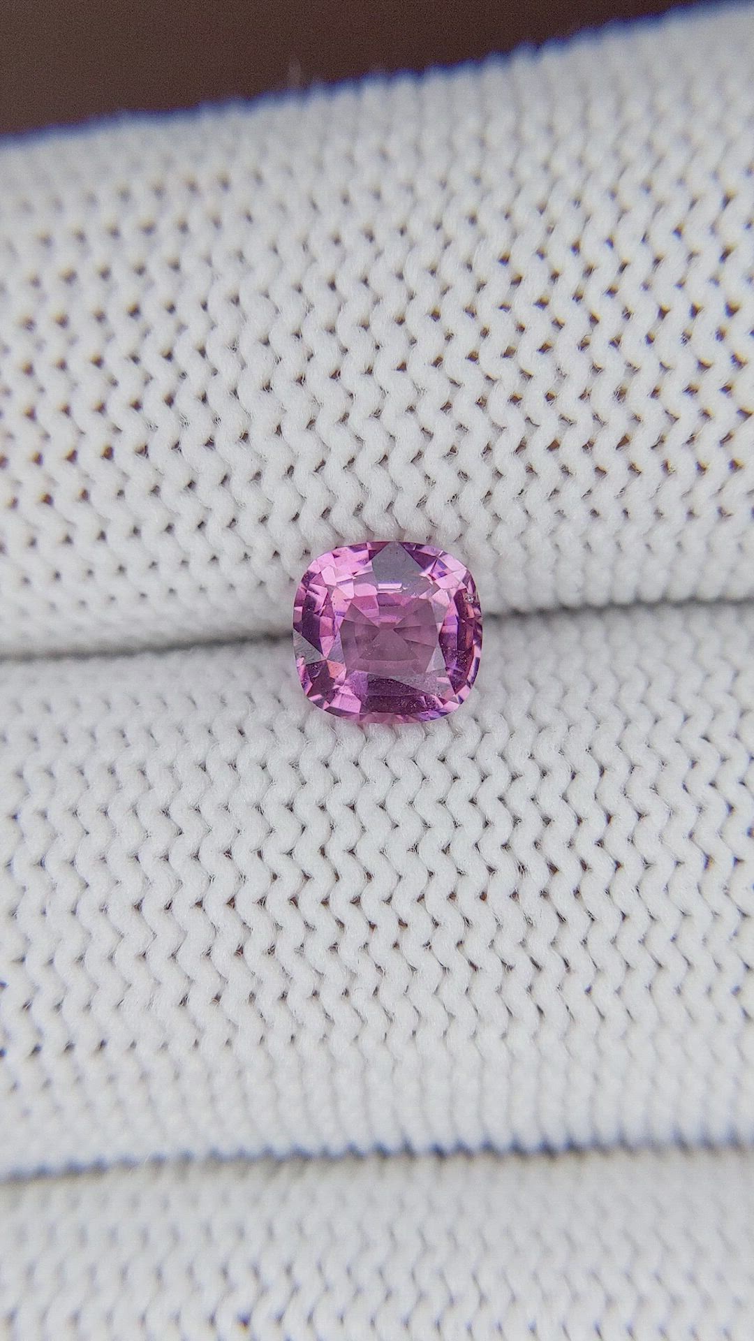1.02 Ct. Purplish Pink Sapphire from Tanzania Size Video