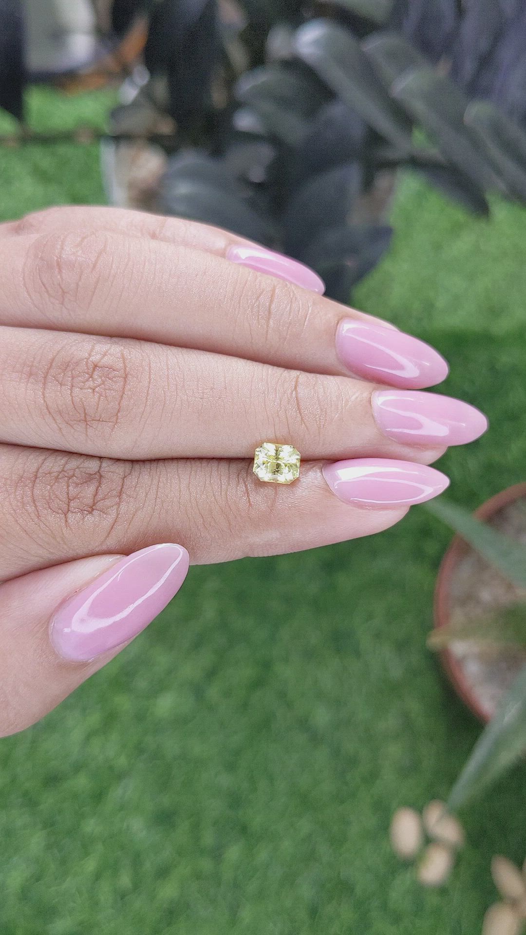 1.12 Ct. Yellow Sapphire from Tanzania Size Video