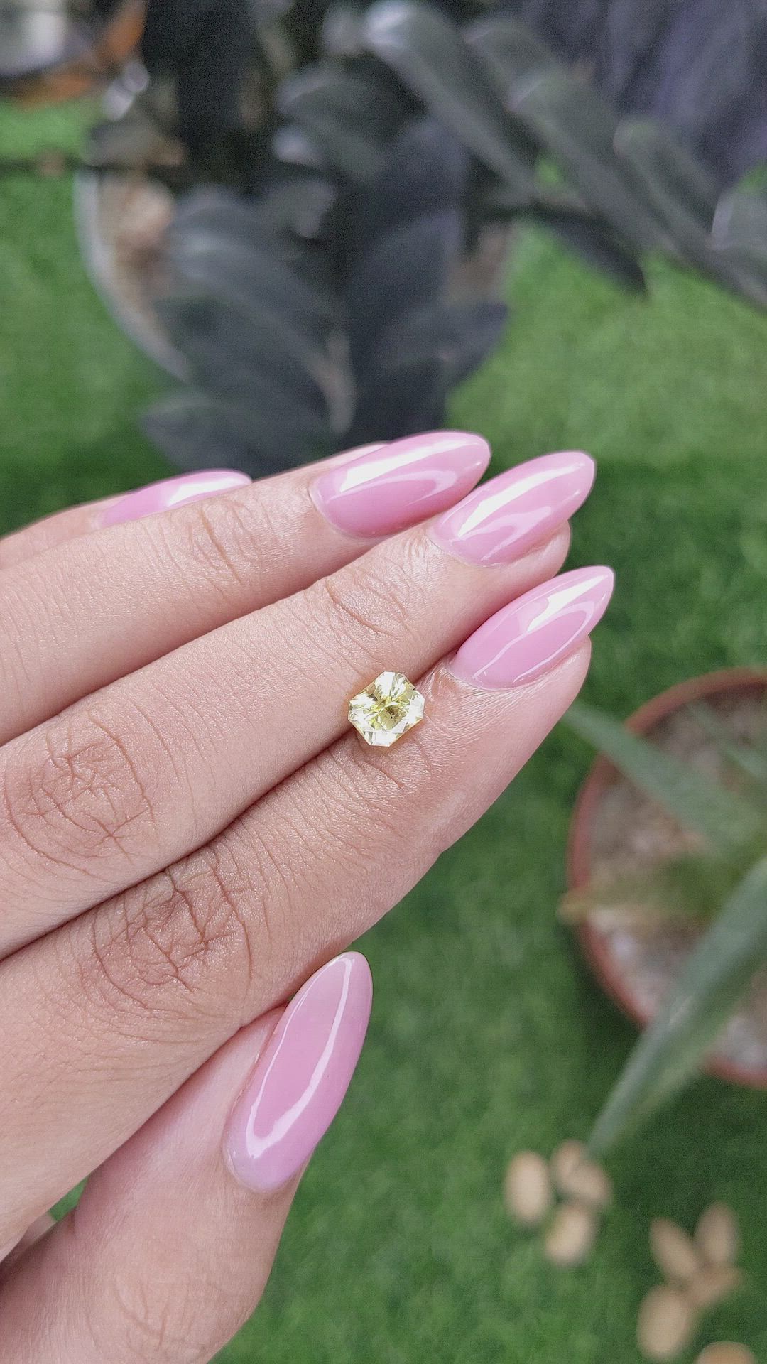 1.12 Ct. Yellow Sapphire from Tanzania Size Video