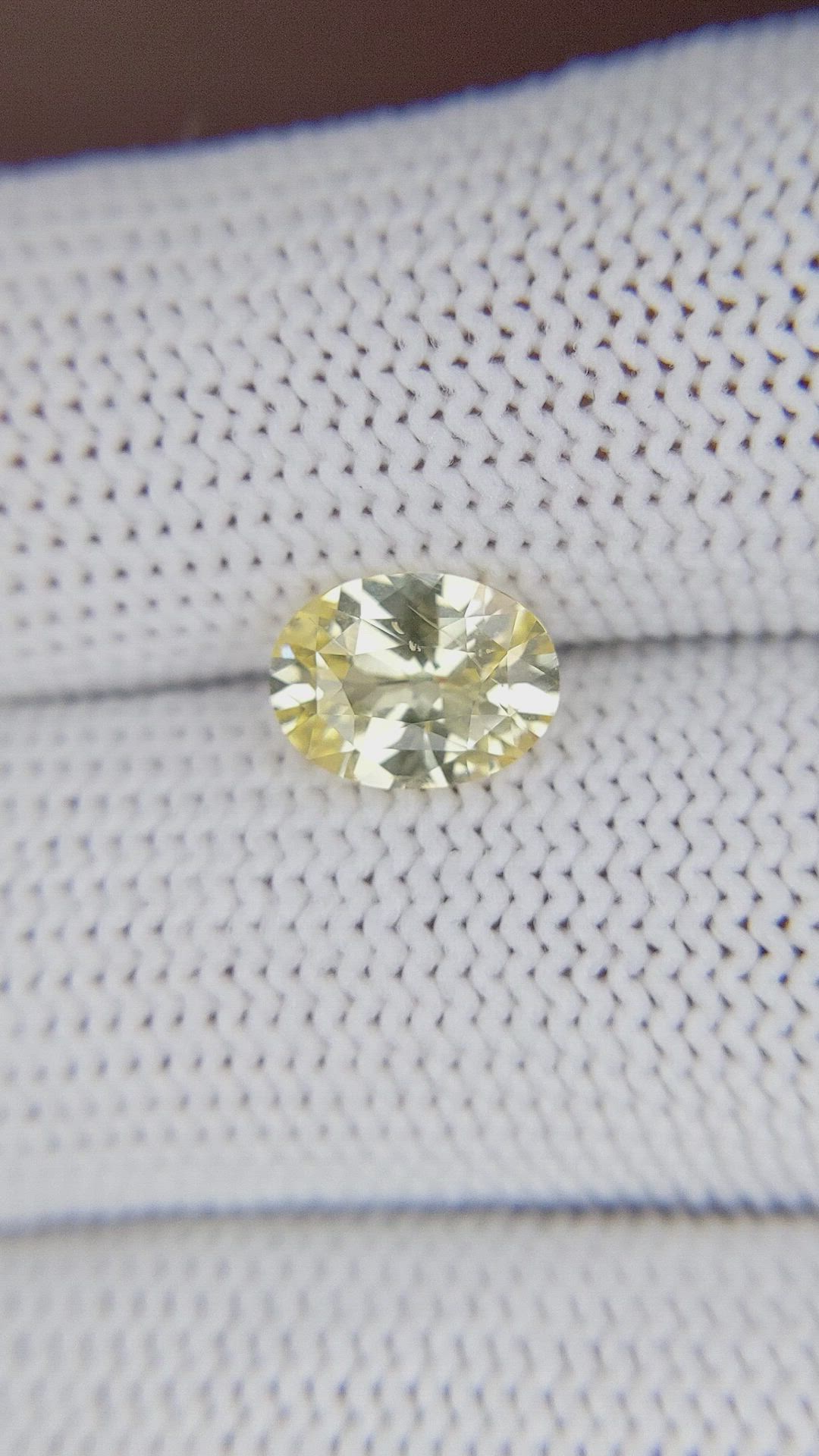 1.69 Ct. Yellow Sapphire from Tanzania Size Video