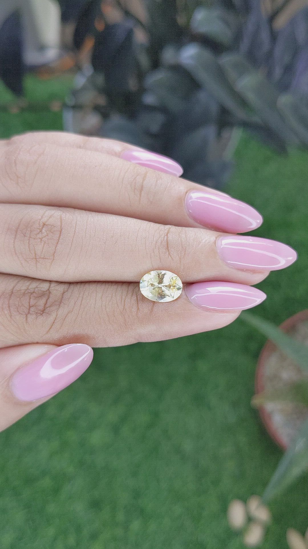 1.69 Ct. Yellow Sapphire from Tanzania Size Video