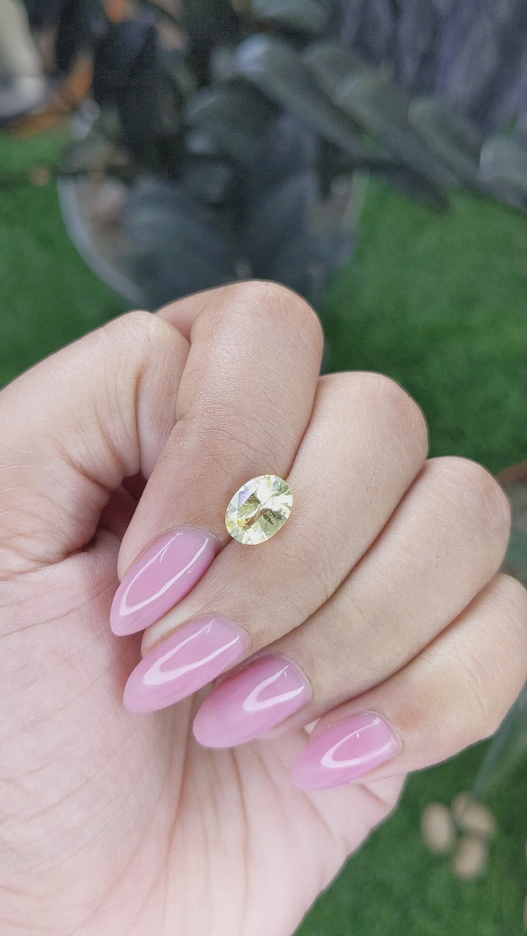 1.69 Ct. Yellow Sapphire from Tanzania Size Video