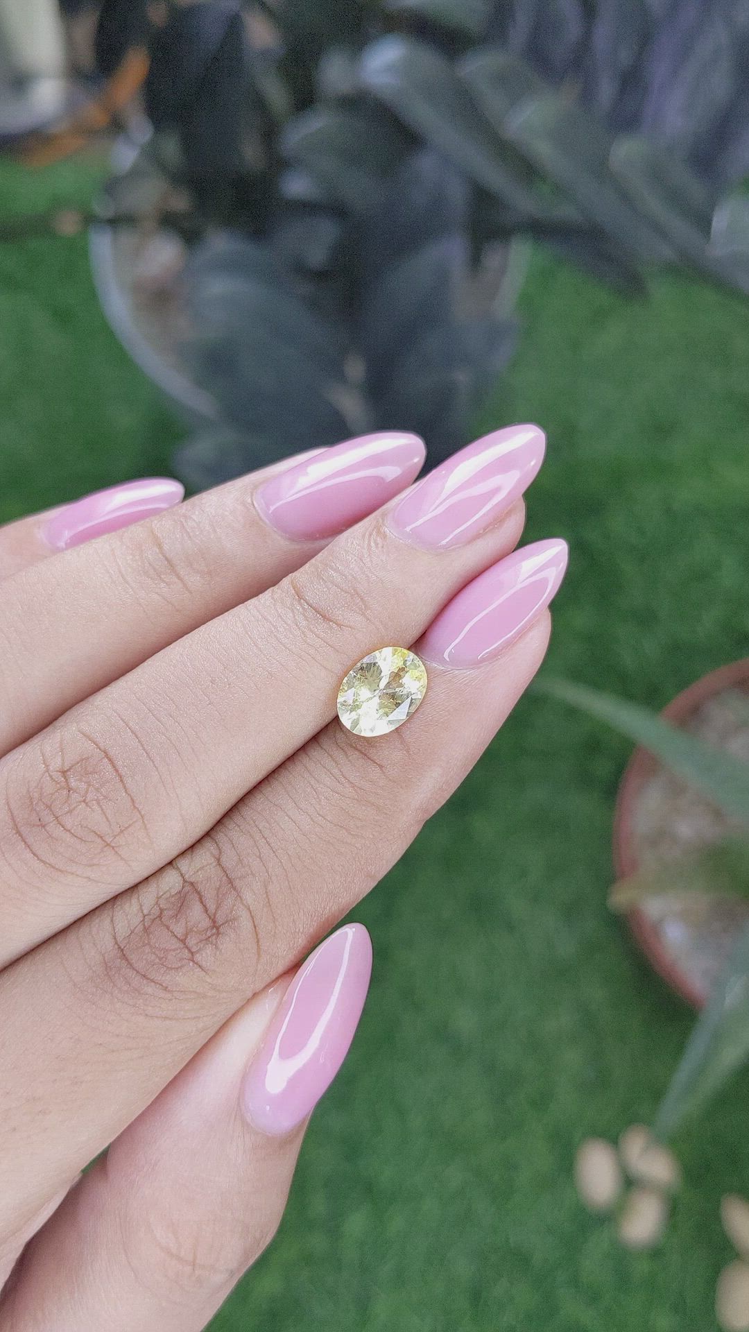 1.69 Ct. Yellow Sapphire from Tanzania Size Video