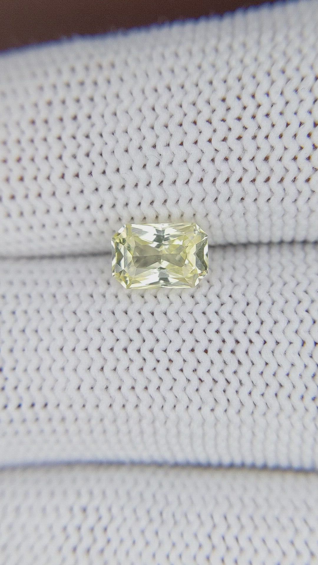 1.58 Ct. Yellow Sapphire from Tanzania Size Video