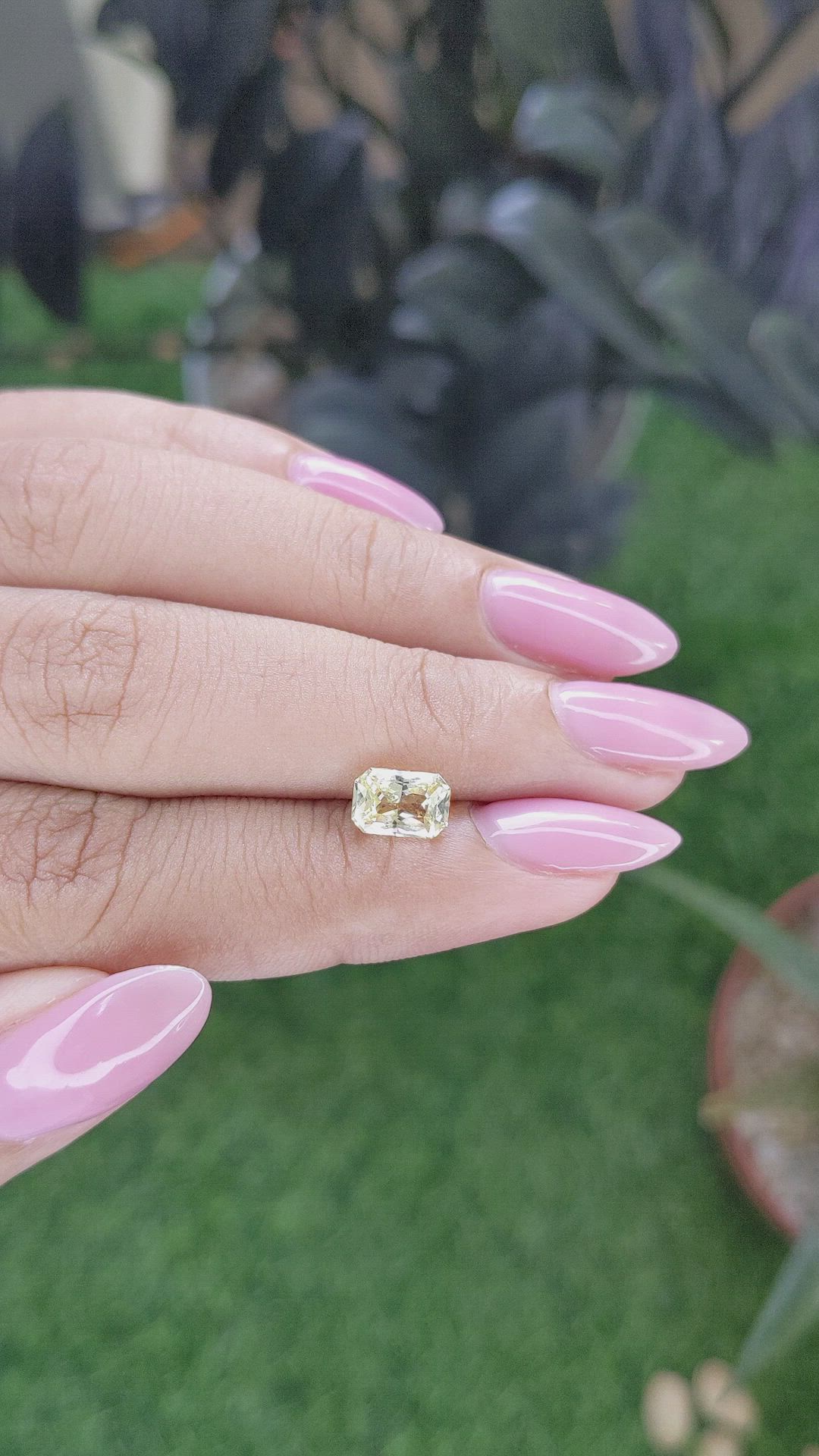 1.58 Ct. Yellow Sapphire from Tanzania Size Video