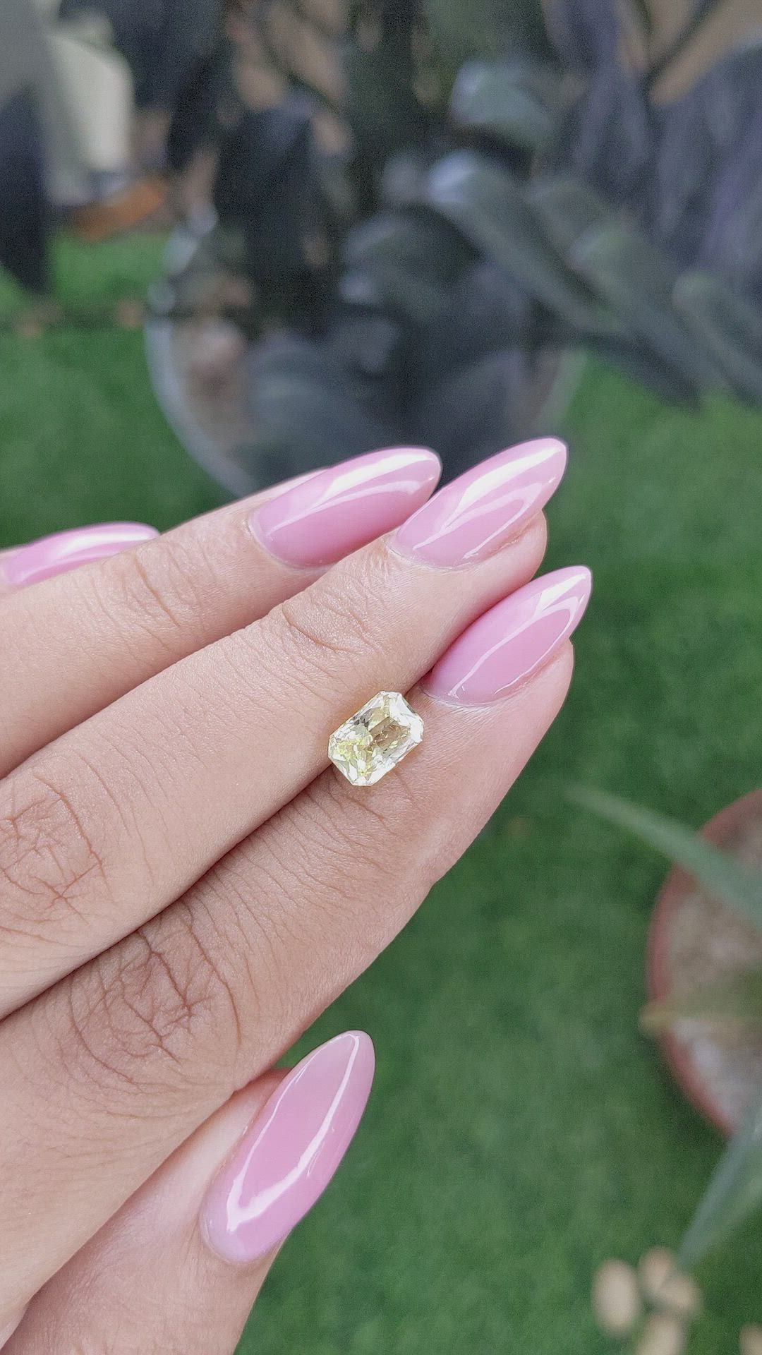 1.58 Ct. Yellow Sapphire from Tanzania Size Video