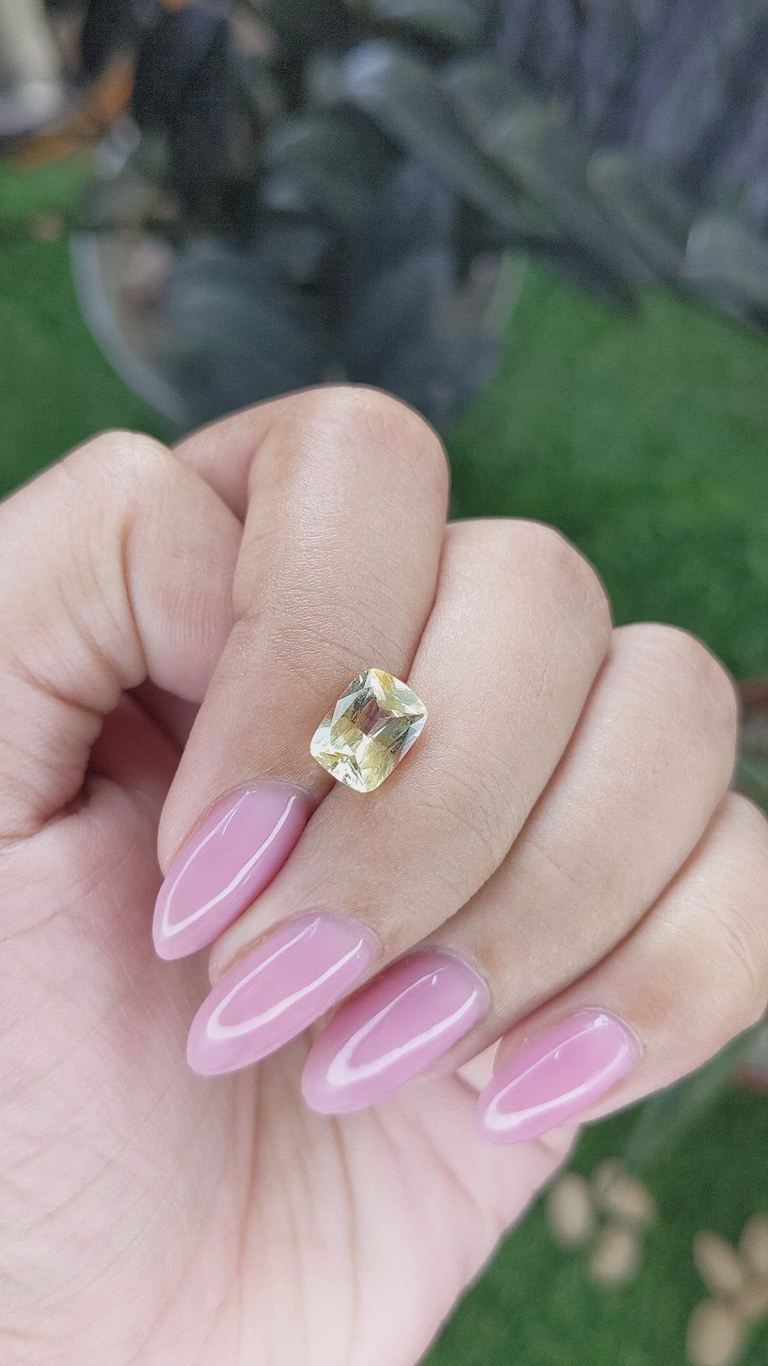 2.09 Ct. Yellow Sapphire from Tanzania Size Video