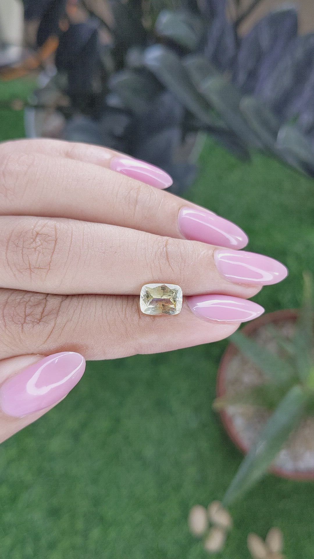 2.09 Ct. Yellow Sapphire from Tanzania Size Video