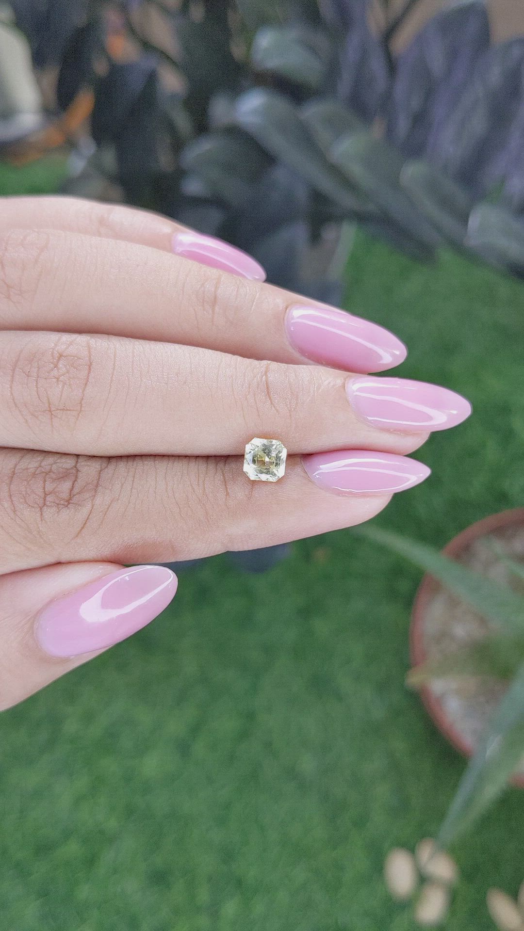 1.04 Ct. Yellow Sapphire from Tanzania Size Video