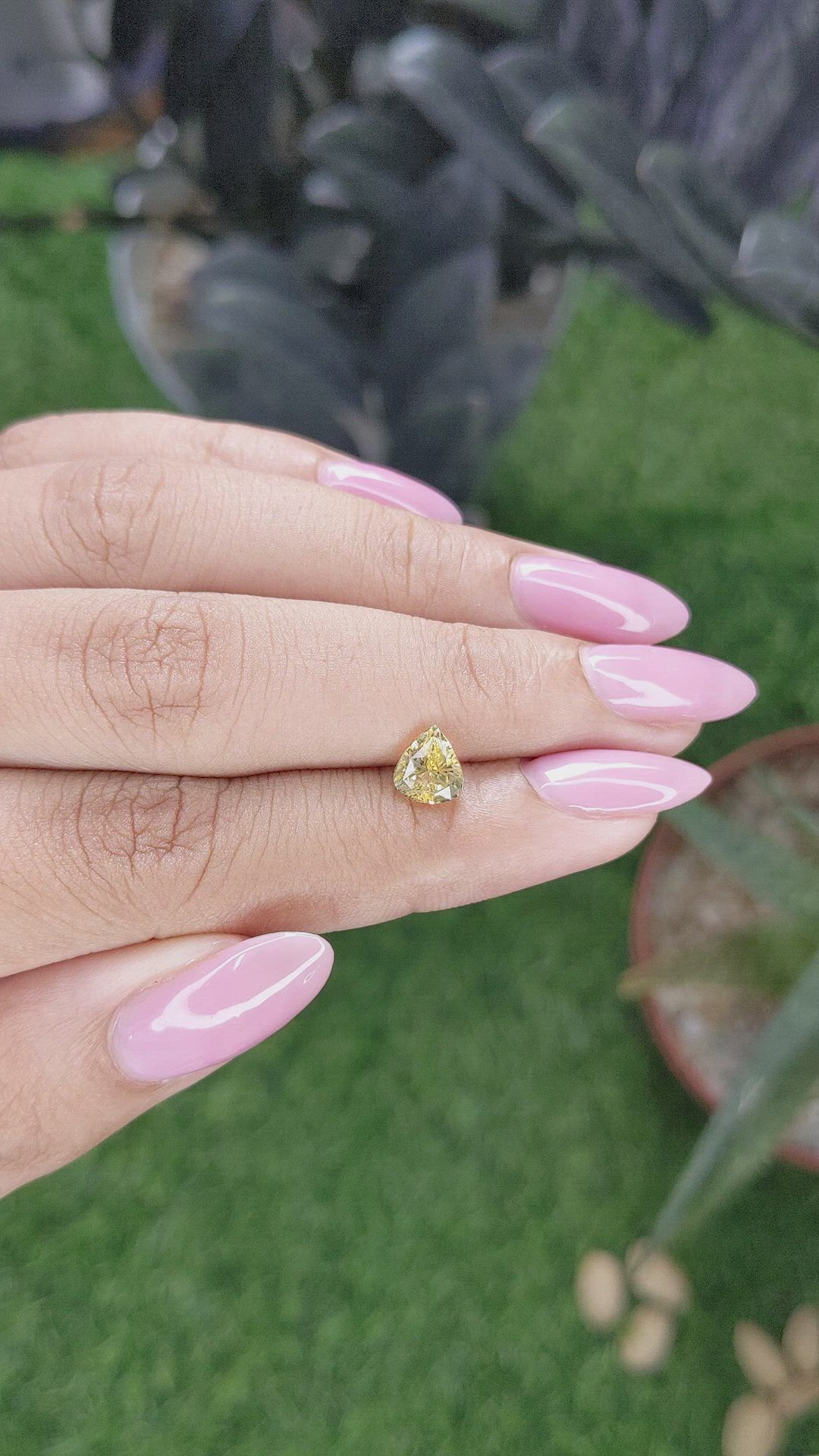 1.18 Ct. Yellow Sapphire from Tanzania Size Video