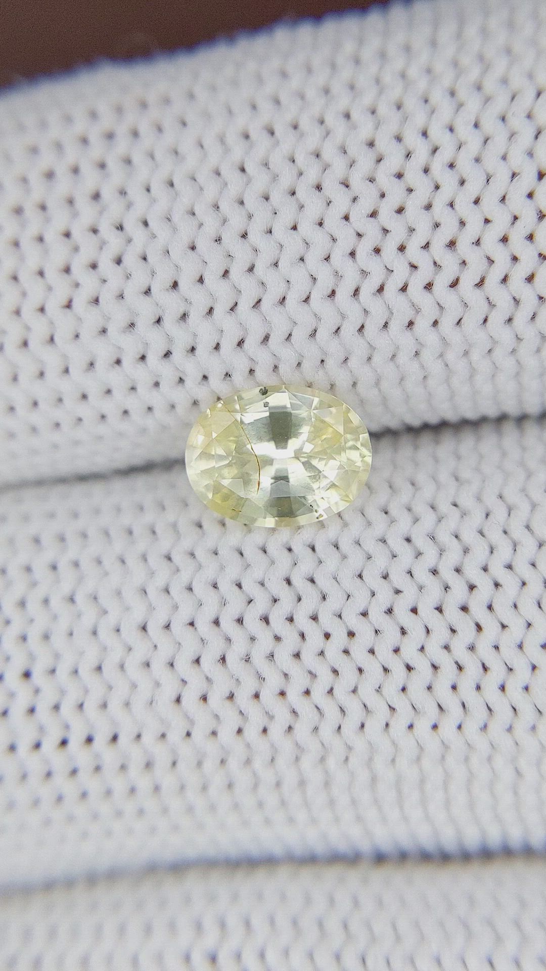 1.25 Ct. Yellow Sapphire from Tanzania Size Video