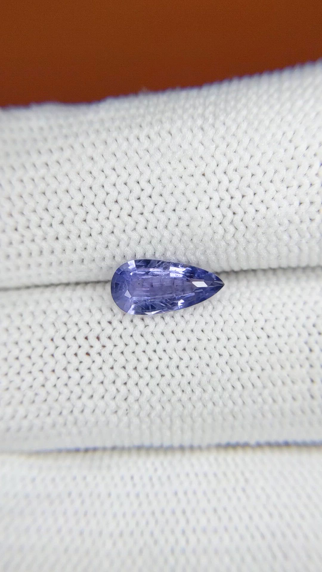 1.32 Ct. Violet Sapphire from Tanzania Size Video