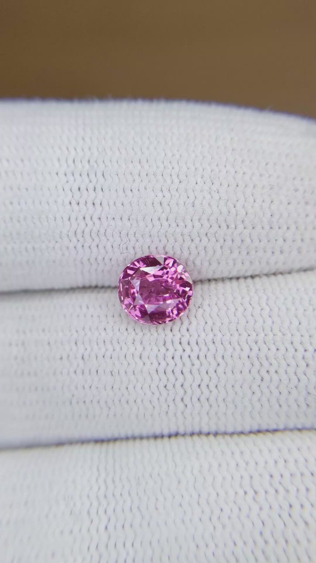 1.42 Ct. Purplish Pink Sapphire from Madagascar Size Video