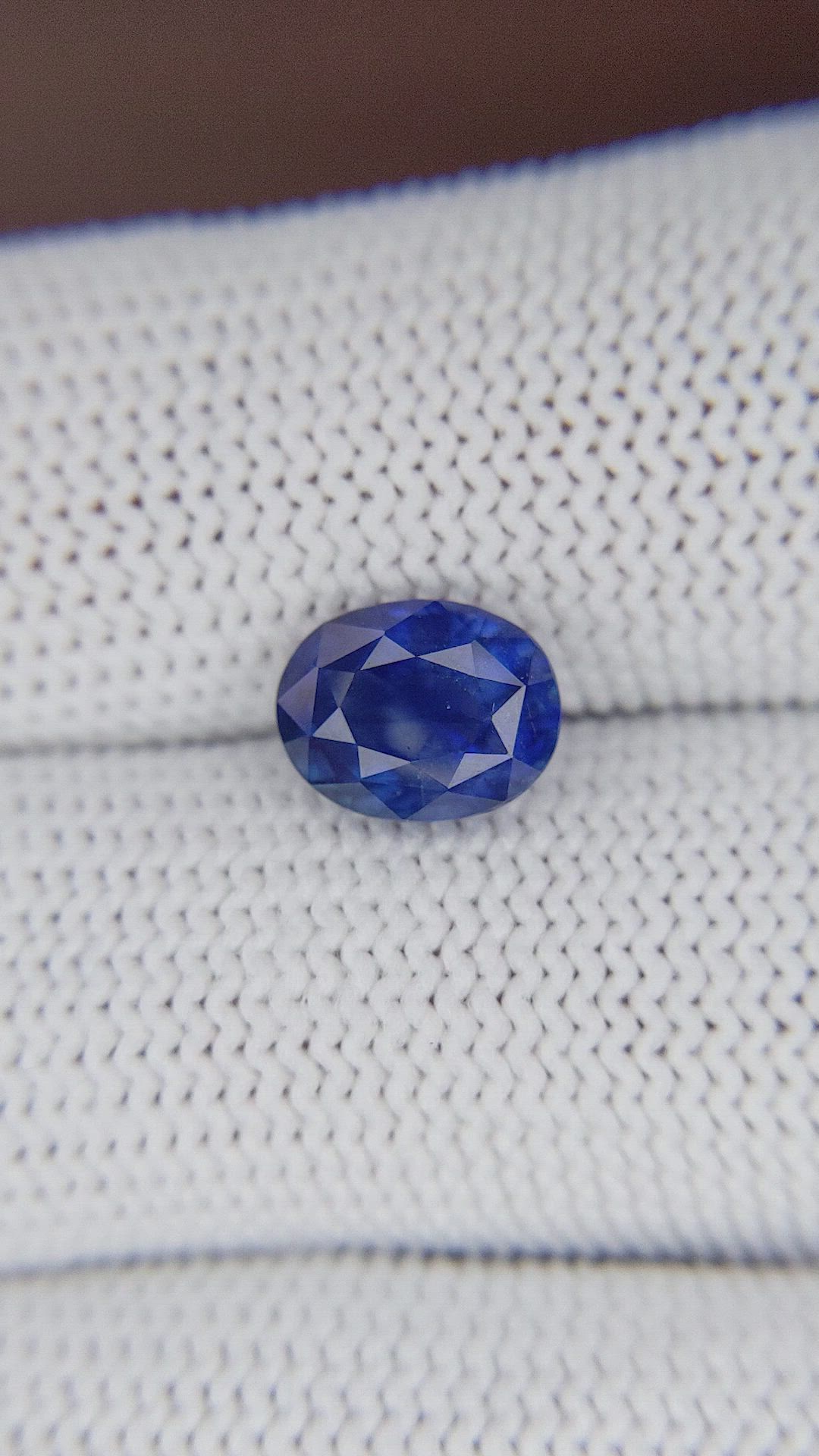 2.60 Ct. Blue Sapphire from Ceylon (Sri Lanka) Size Video