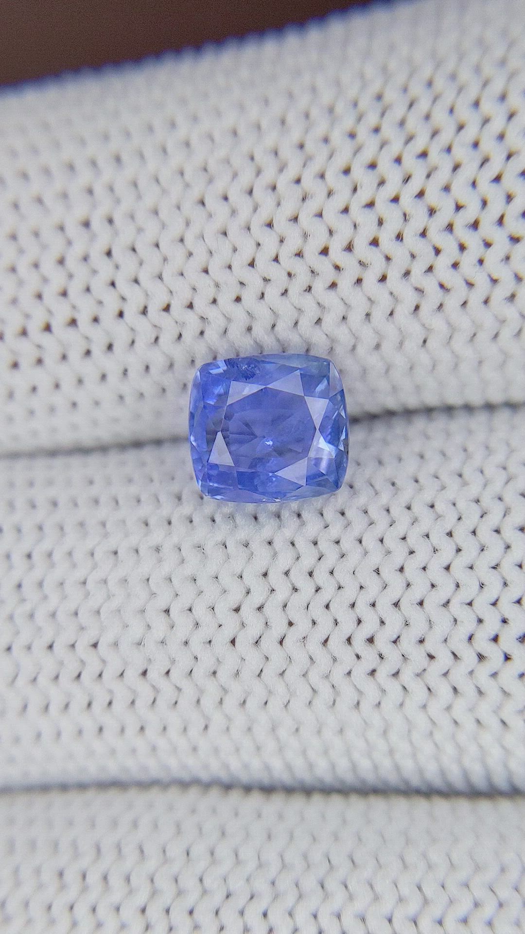 2.20 Ct. Blue Sapphire from Ceylon (Sri Lanka) Size Video
