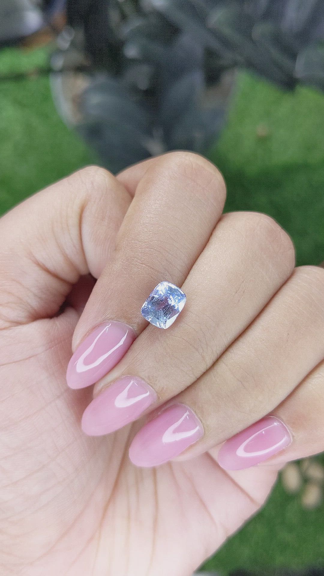 2.07 Ct. Blue Sapphire from Ceylon (Sri Lanka) Size Video