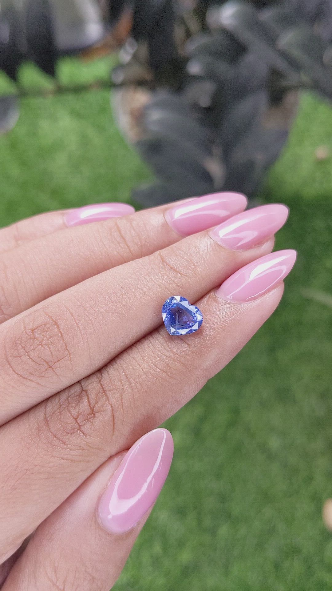 2.02 Ct. Blue Sapphire from Ceylon (Sri Lanka) Size Video