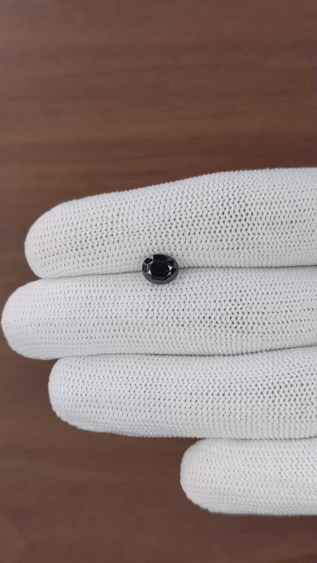 2.03 Ct. Blue Sapphire from Ceylon (Sri Lanka) Size Video