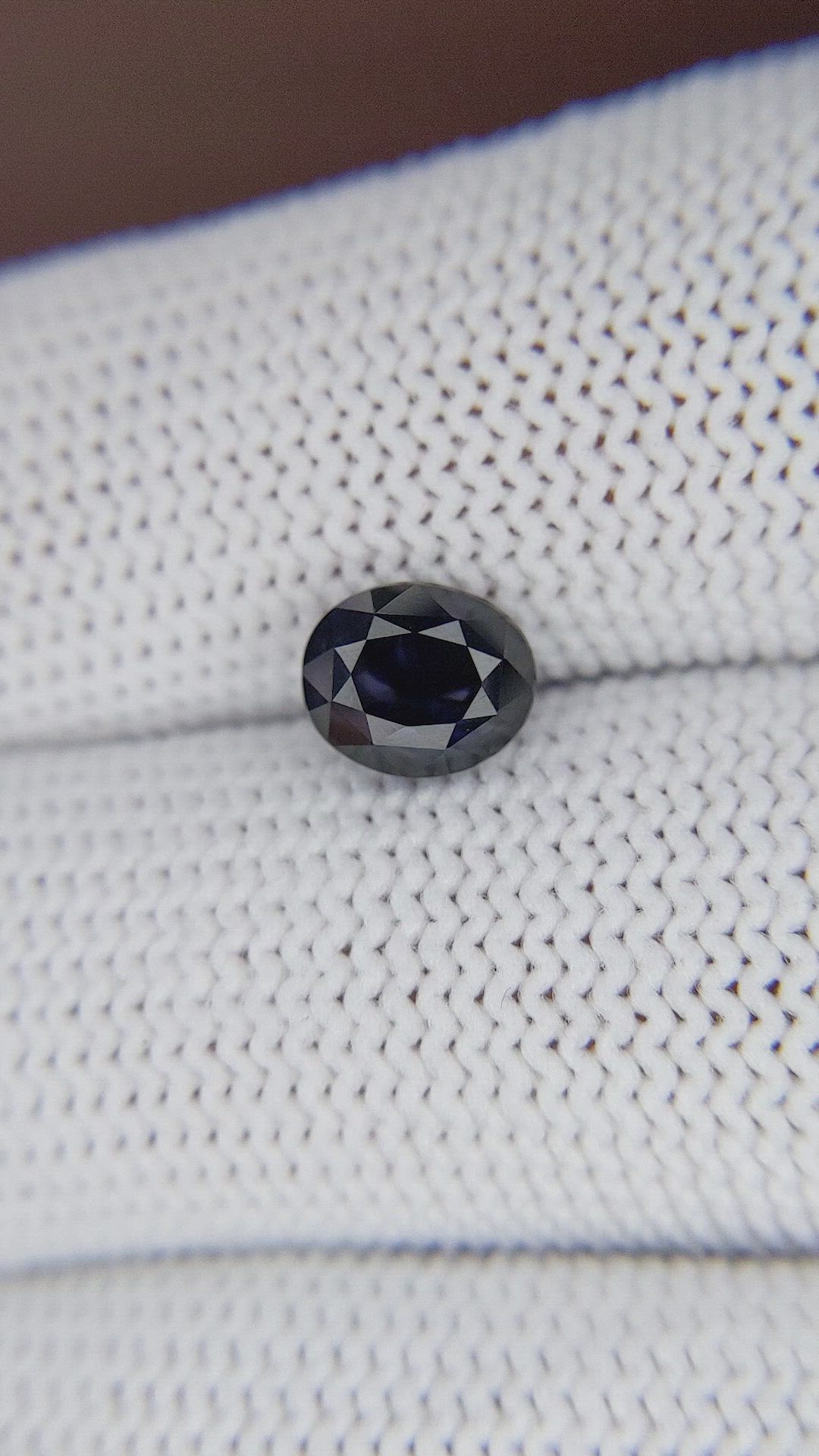 2.03 Ct. Blue Sapphire from Ceylon (Sri Lanka) Size Video