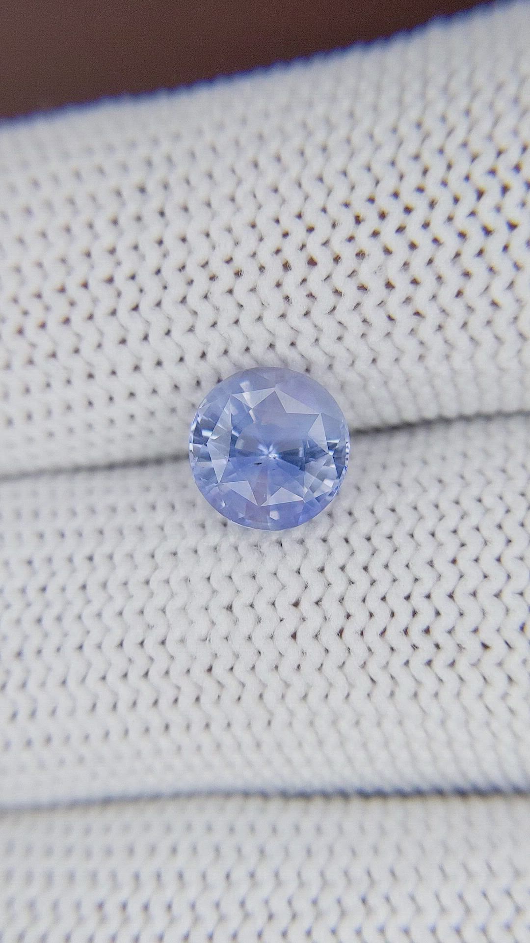 2.12 Ct. Blue Sapphire from Ceylon (Sri Lanka) Size Video