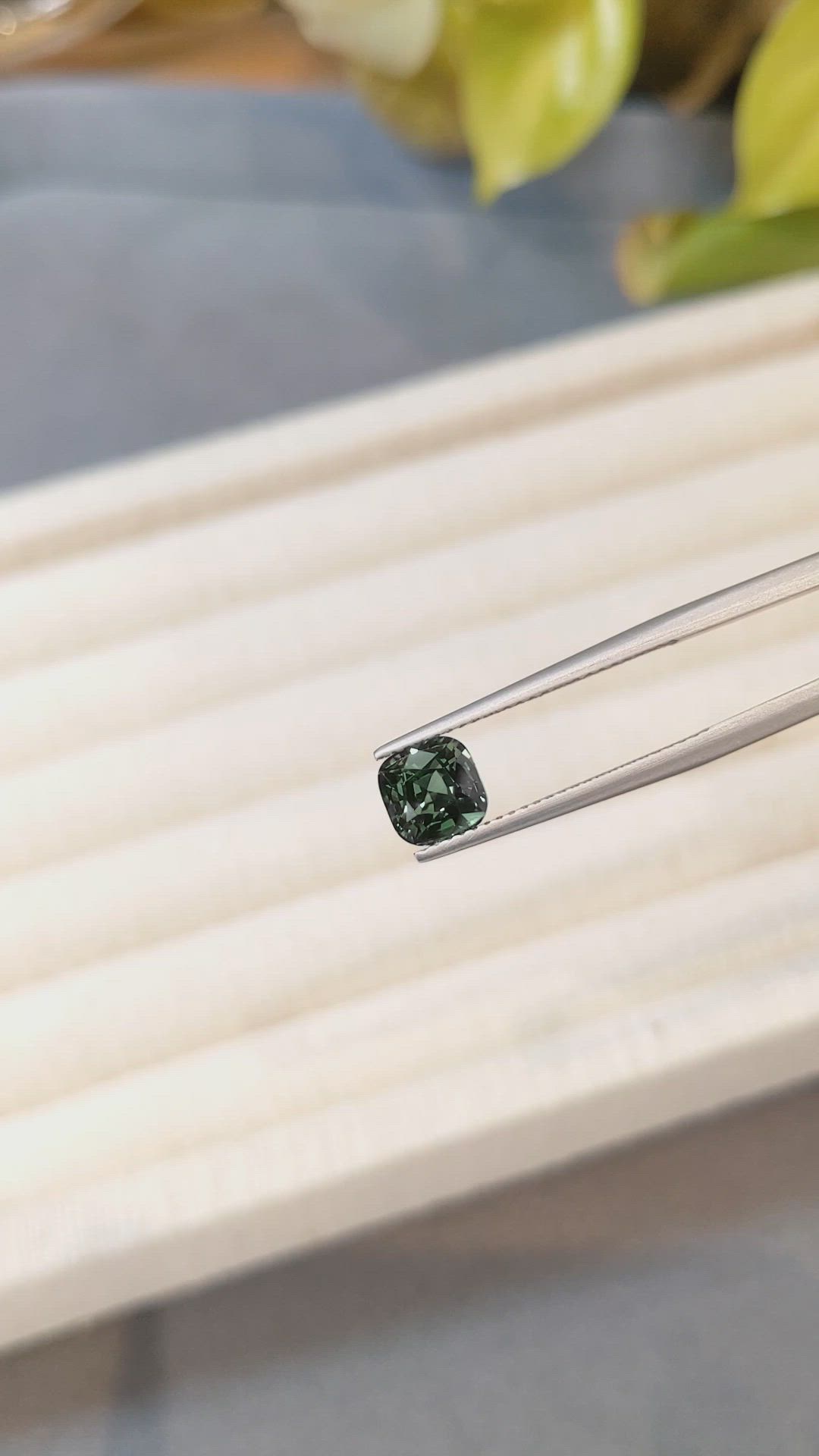 2.02 Ct. Green Sapphire from Madagascar Size Video