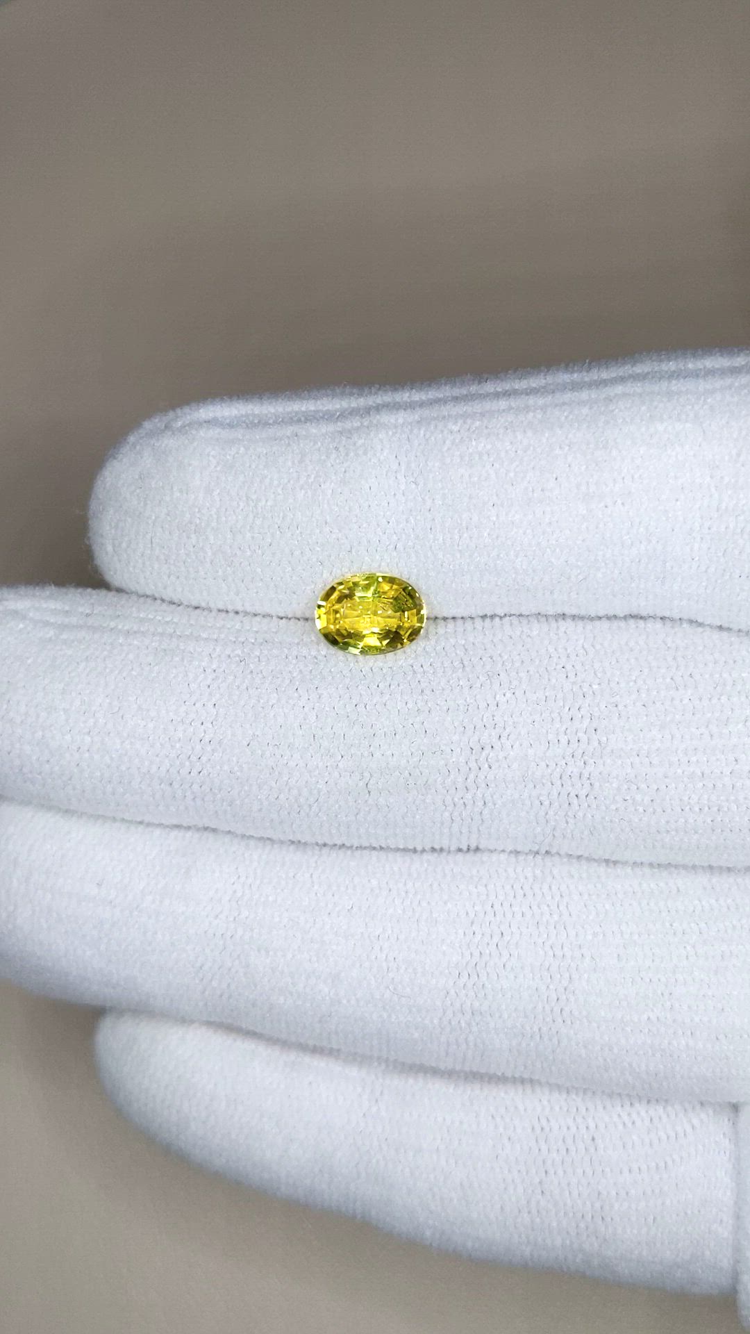 1.20 Ct. Yellow Sapphire from Madagascar Size Video