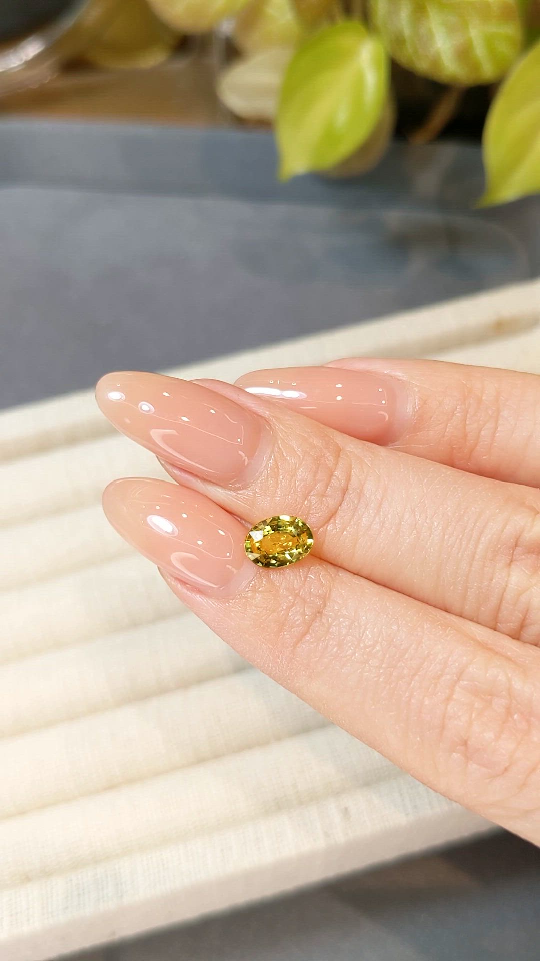 1.20 Ct. Yellow Sapphire from Madagascar Size Video
