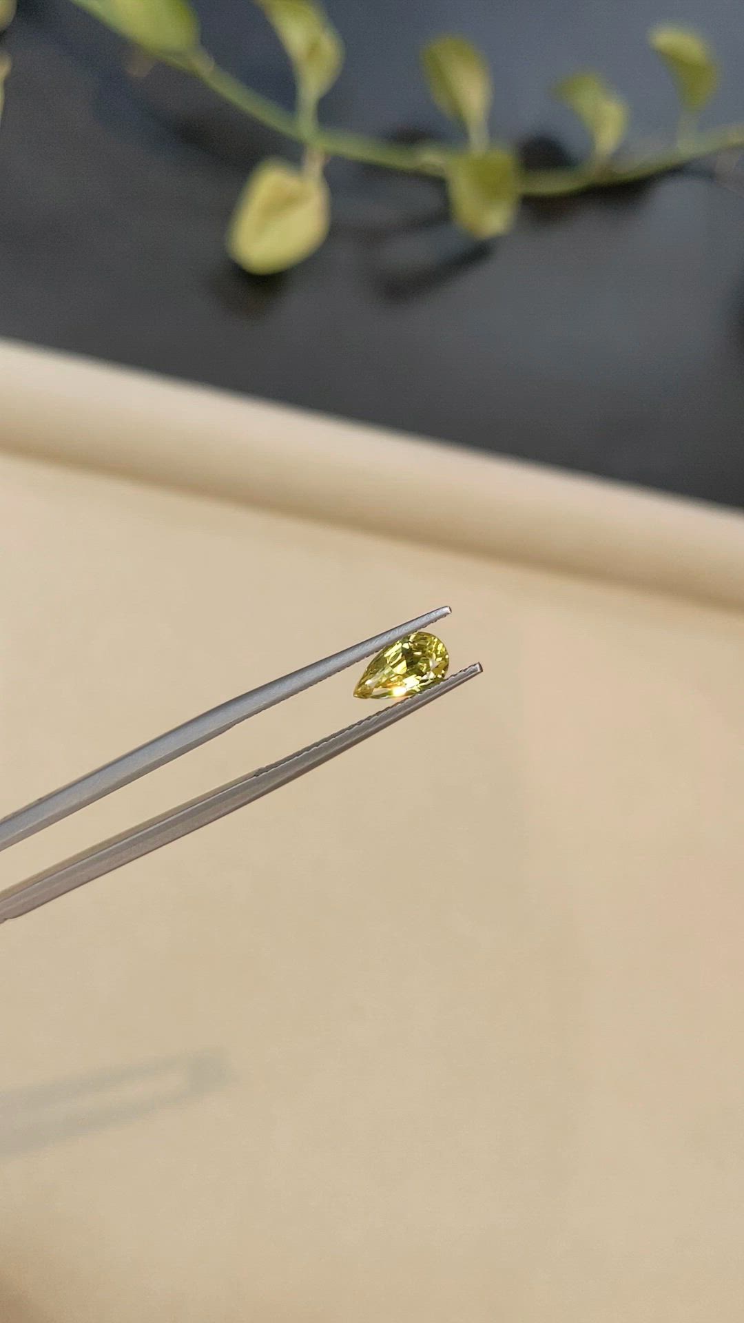 1.08 Ct. Yellow Sapphire from Madagascar Size Video