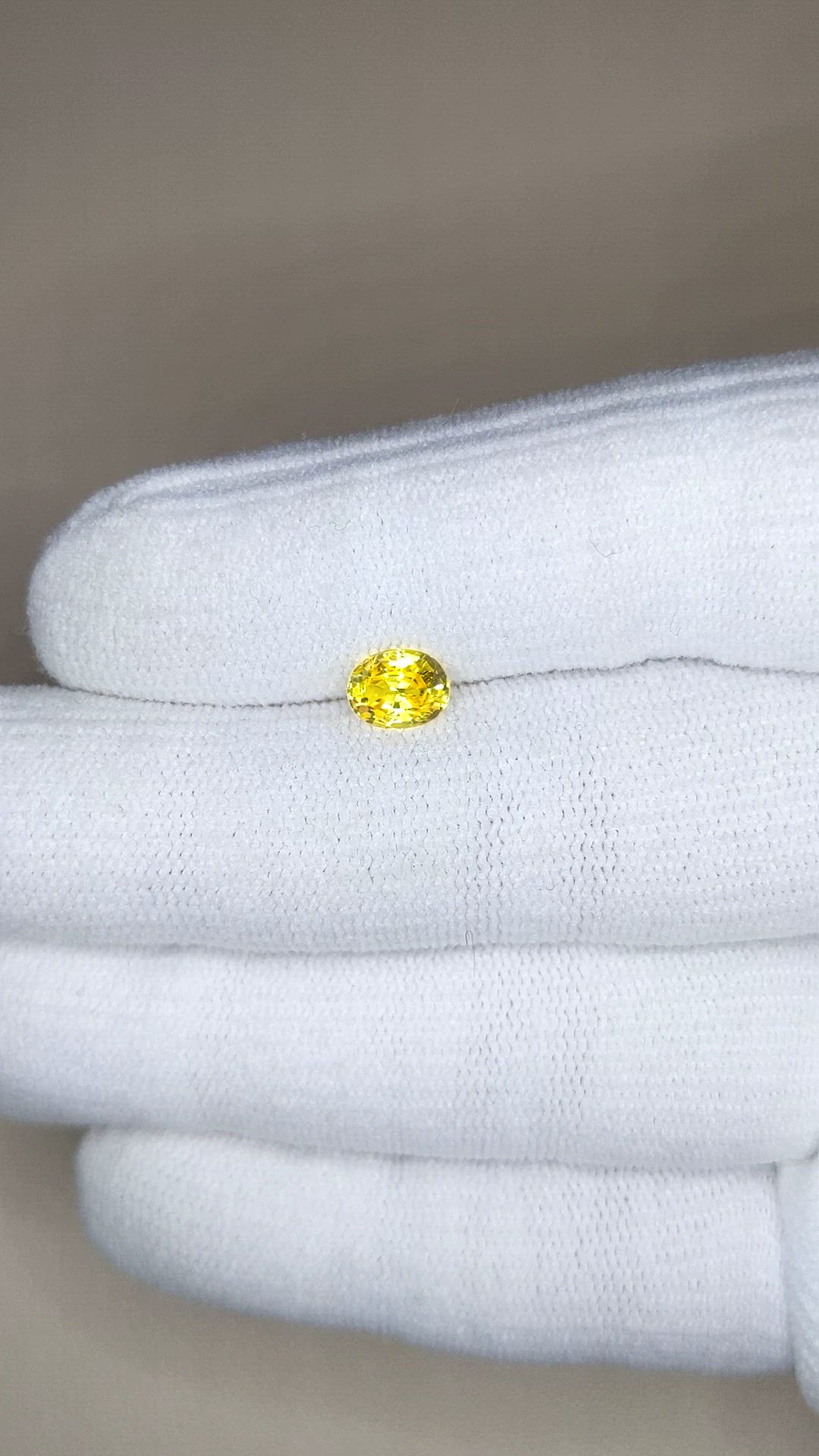 1.04 Ct. Yellow Sapphire from Madagascar Size Video
