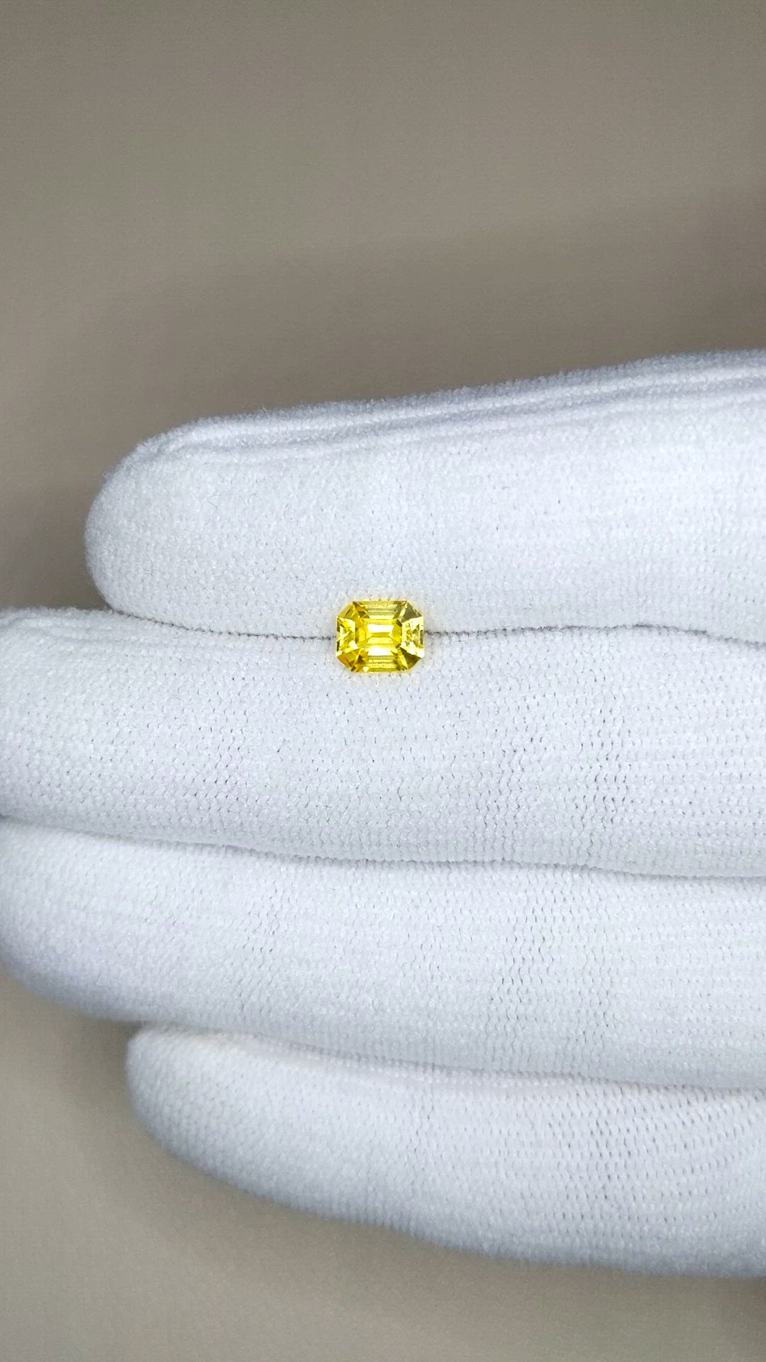 1.07 Ct. Yellow Sapphire from Madagascar Size Video