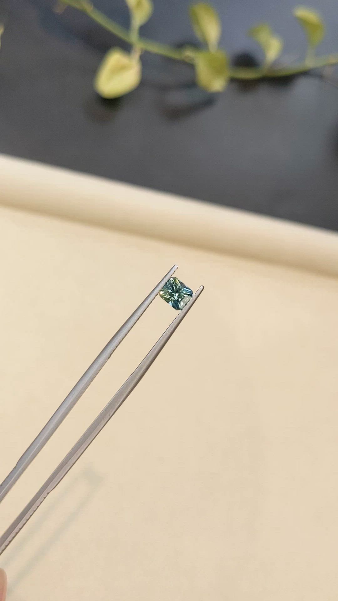 0.90 Ct. Bi Color / Parti Sapphire from Madagascar Size Video