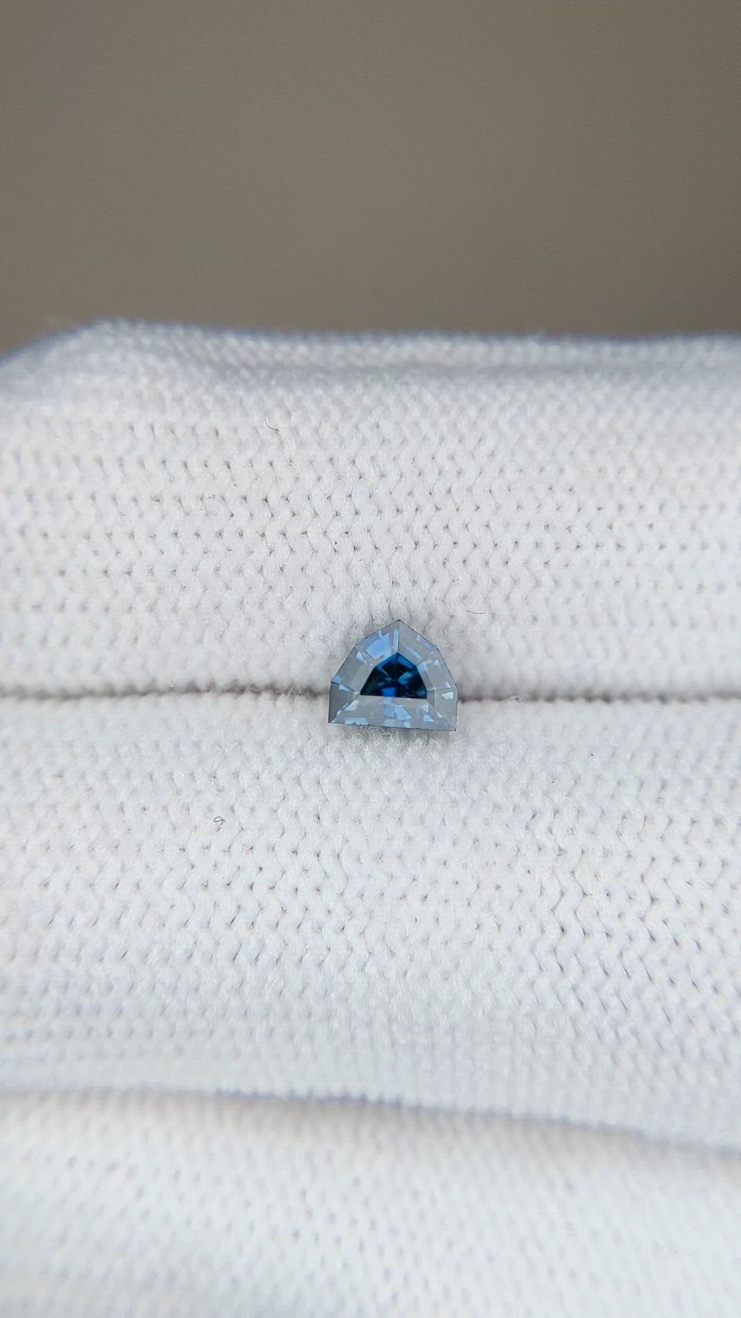 0.54 Ct. Blue Sapphire from Madagascar Size Video