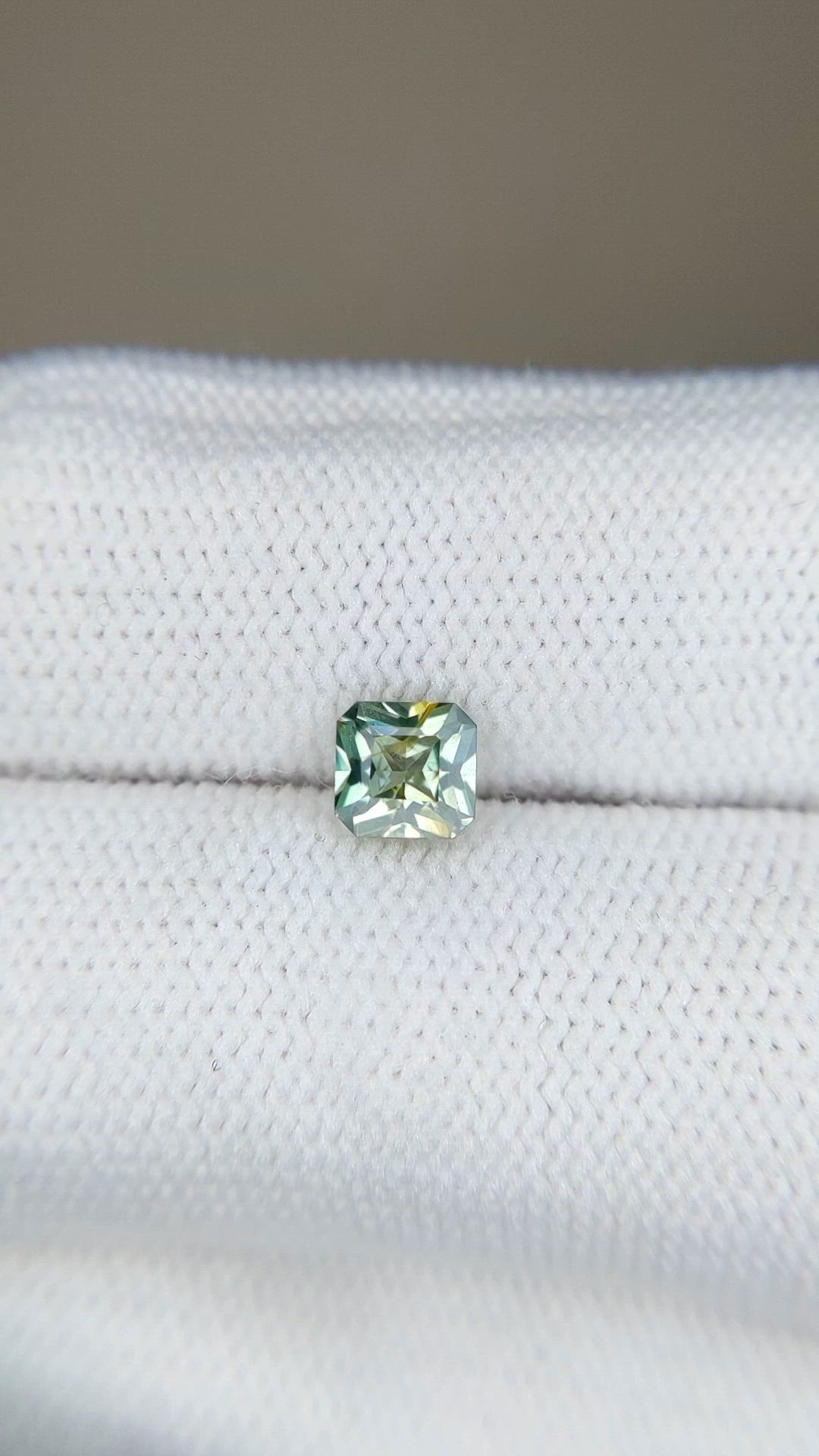 0.74 Ct. Bi Color / Parti Sapphire from Madagascar Size Video