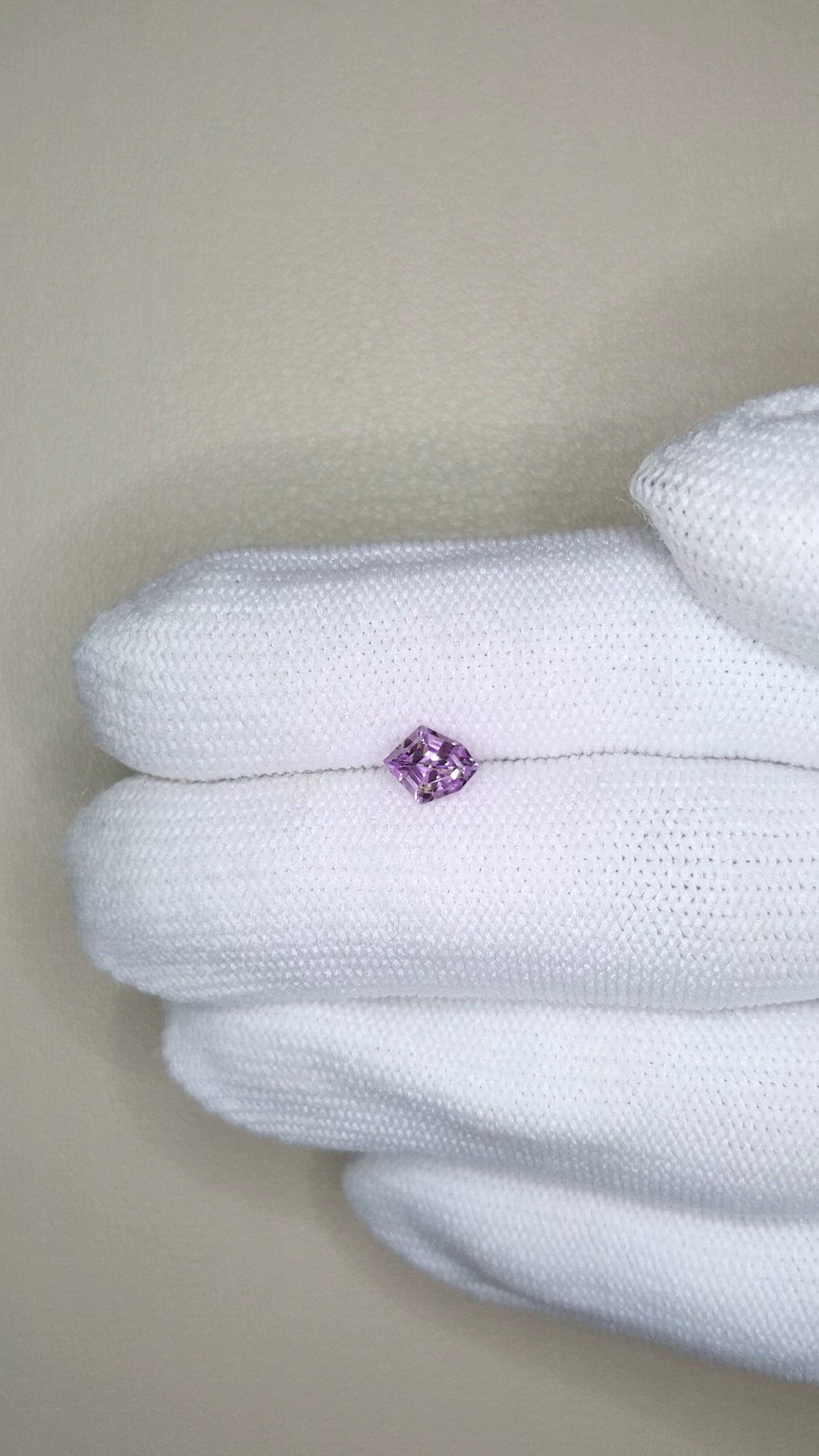 0.77 Ct. Purple Sapphire from Madagascar Size Video