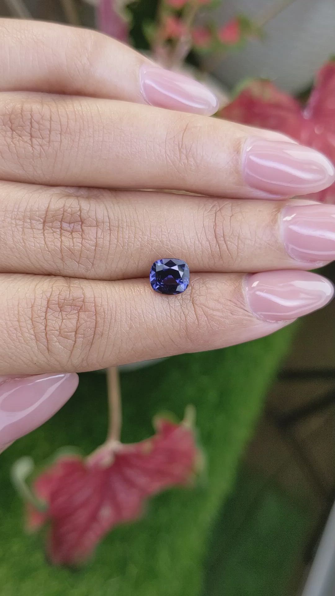 1.53 Ct. Color Change Sapphire from Ceylon (Sri Lanka) Size Video