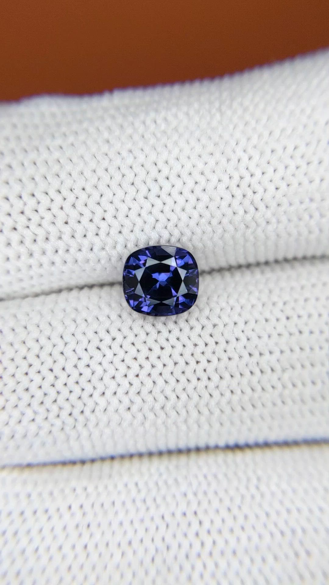 1.53 Ct. Color Change Sapphire from Ceylon (Sri Lanka) Size Video