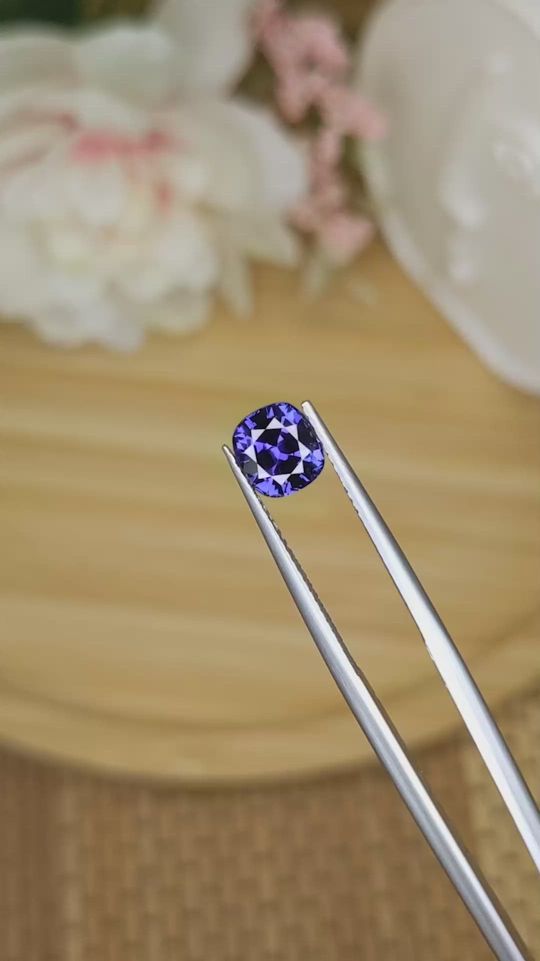 1.53 Ct. Color Change Sapphire from Ceylon (Sri Lanka) Size Video
