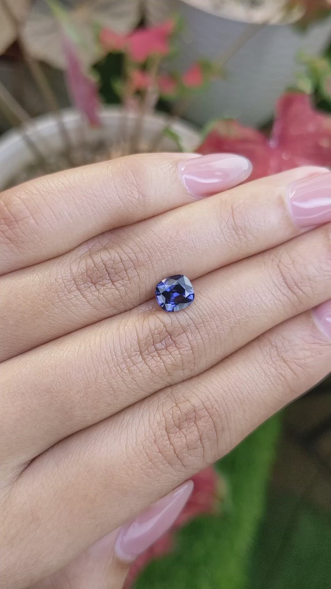 1.53 Ct. Color Change Sapphire from Ceylon (Sri Lanka) Size Video