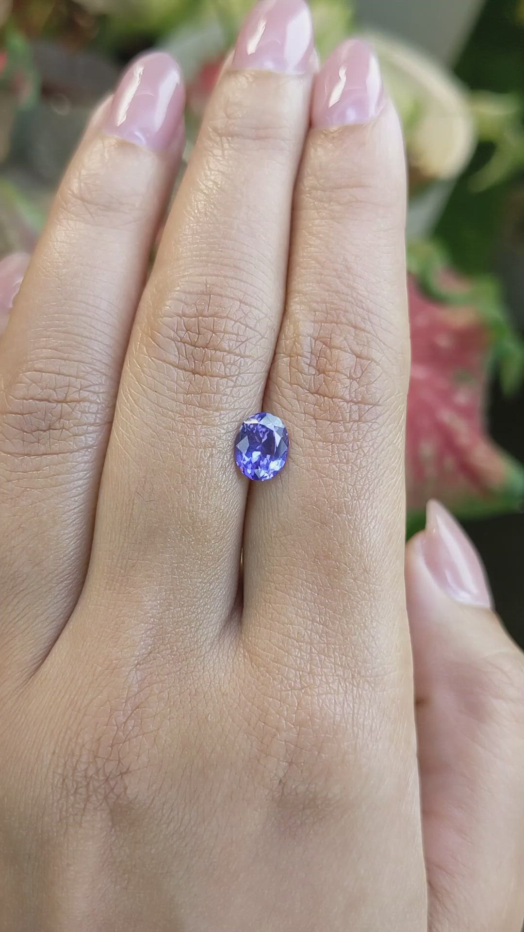 1.34 Ct. Blue Sapphire from Ceylon (Sri Lanka) Size Video