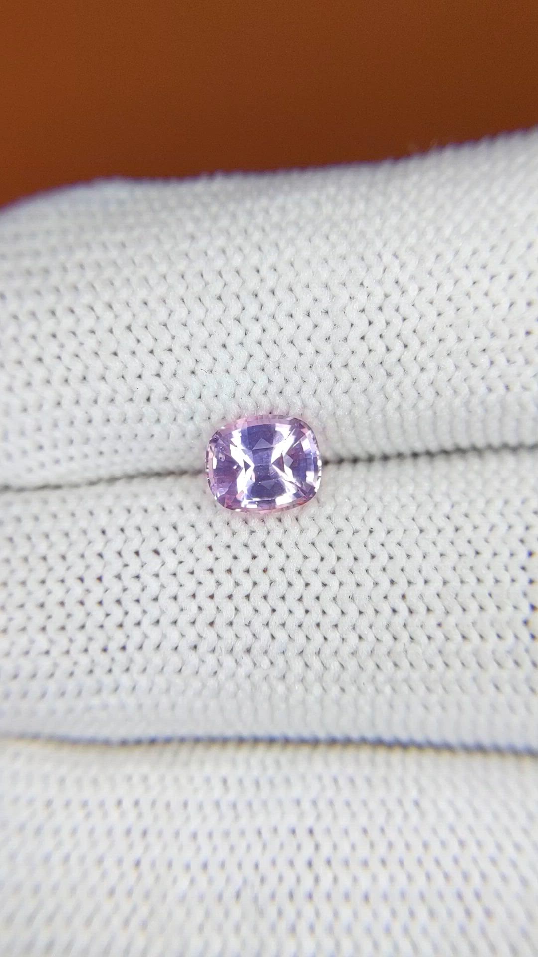 1.10 Ct. Purplish Pink Sapphire from Ceylon (Sri Lanka) Size Video