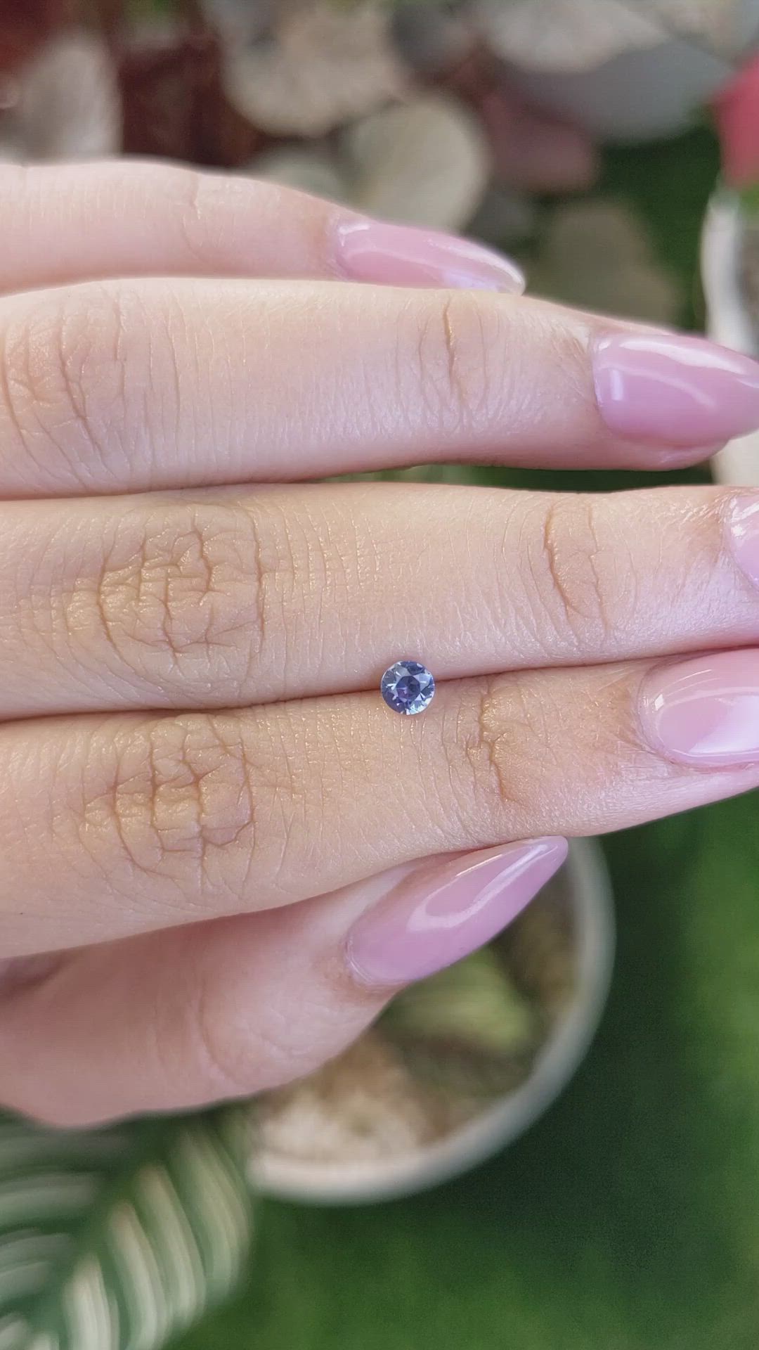 0.31 Ct. Blue Sapphire from Ceylon (Sri Lanka) Size Video