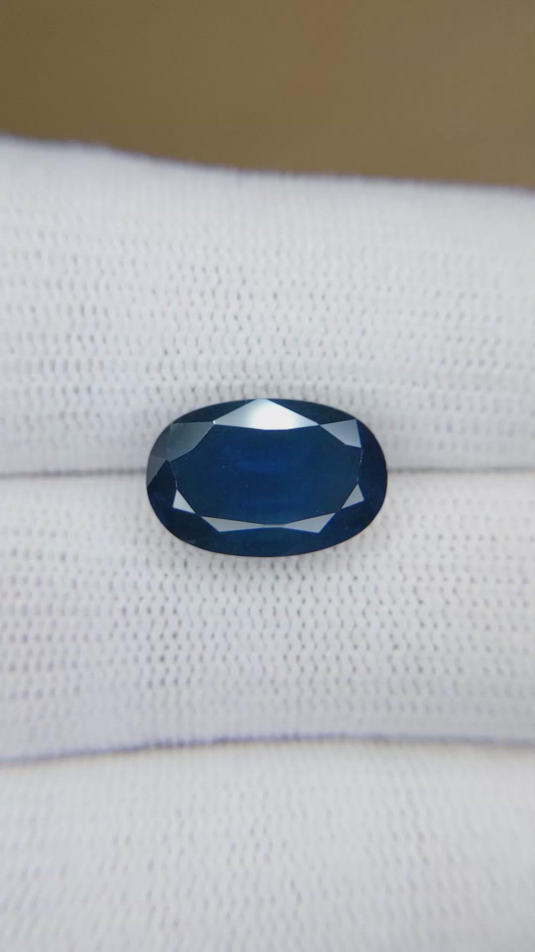 7.22 Ct. Blue Sapphire from Thailand Size Video