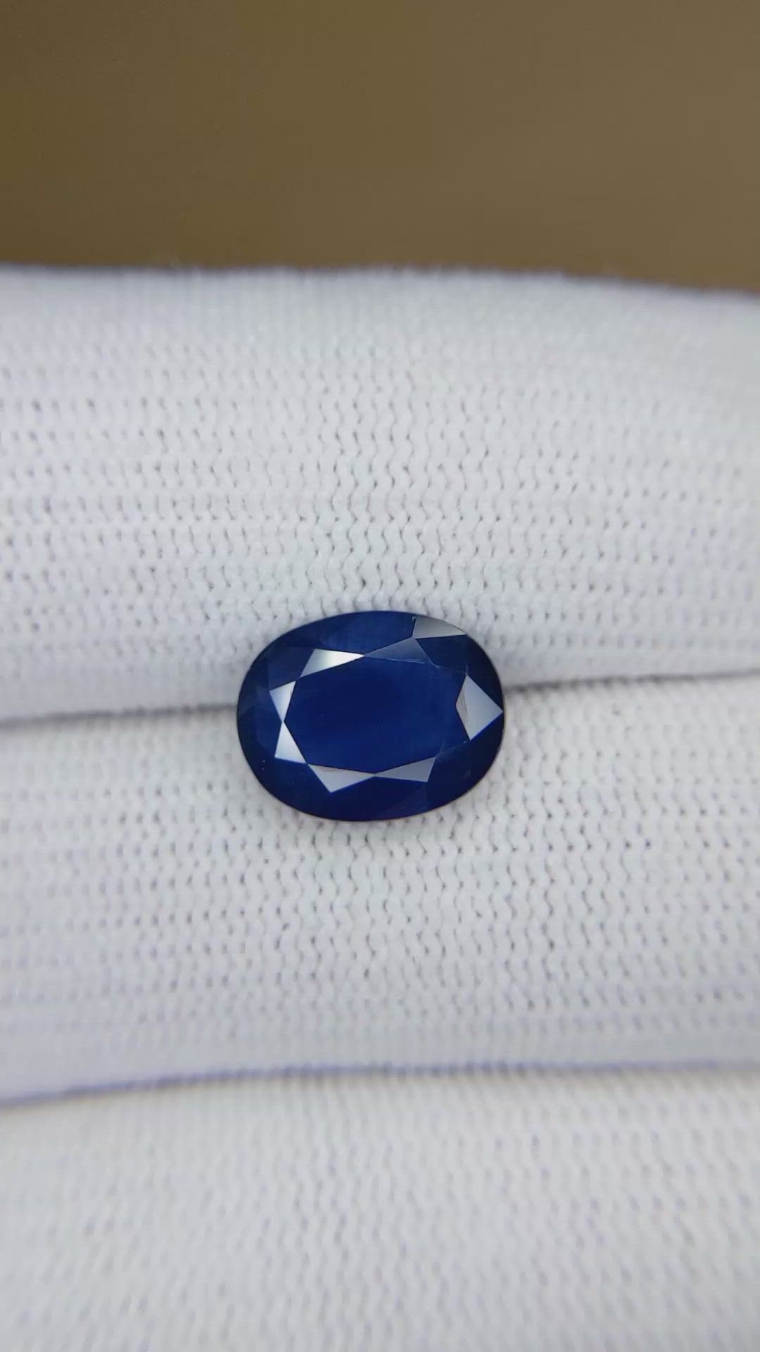 3.23 Ct. Blue Sapphire from Thailand Size Video