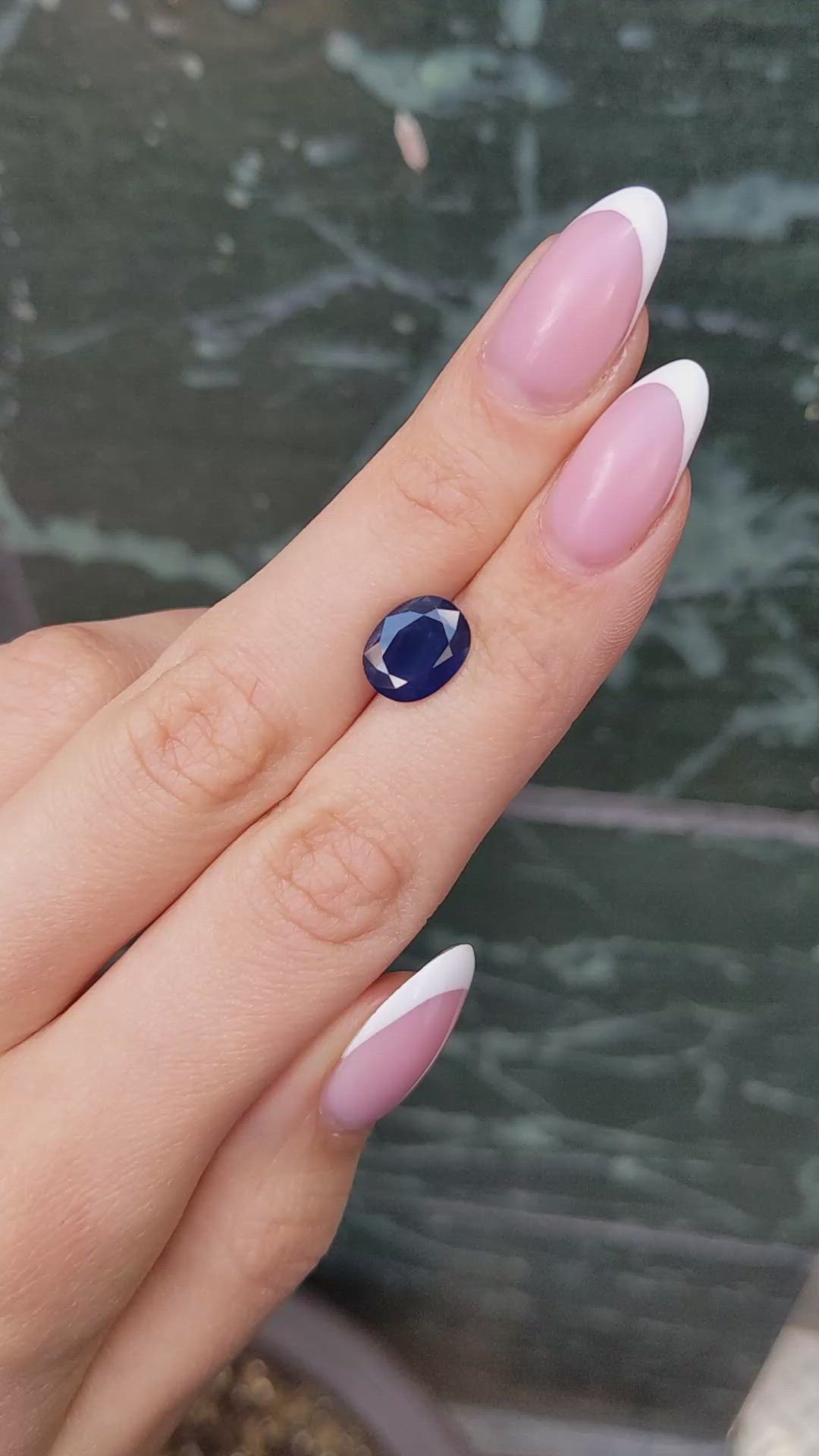 3.23 Ct. Blue Sapphire from Thailand Size Video