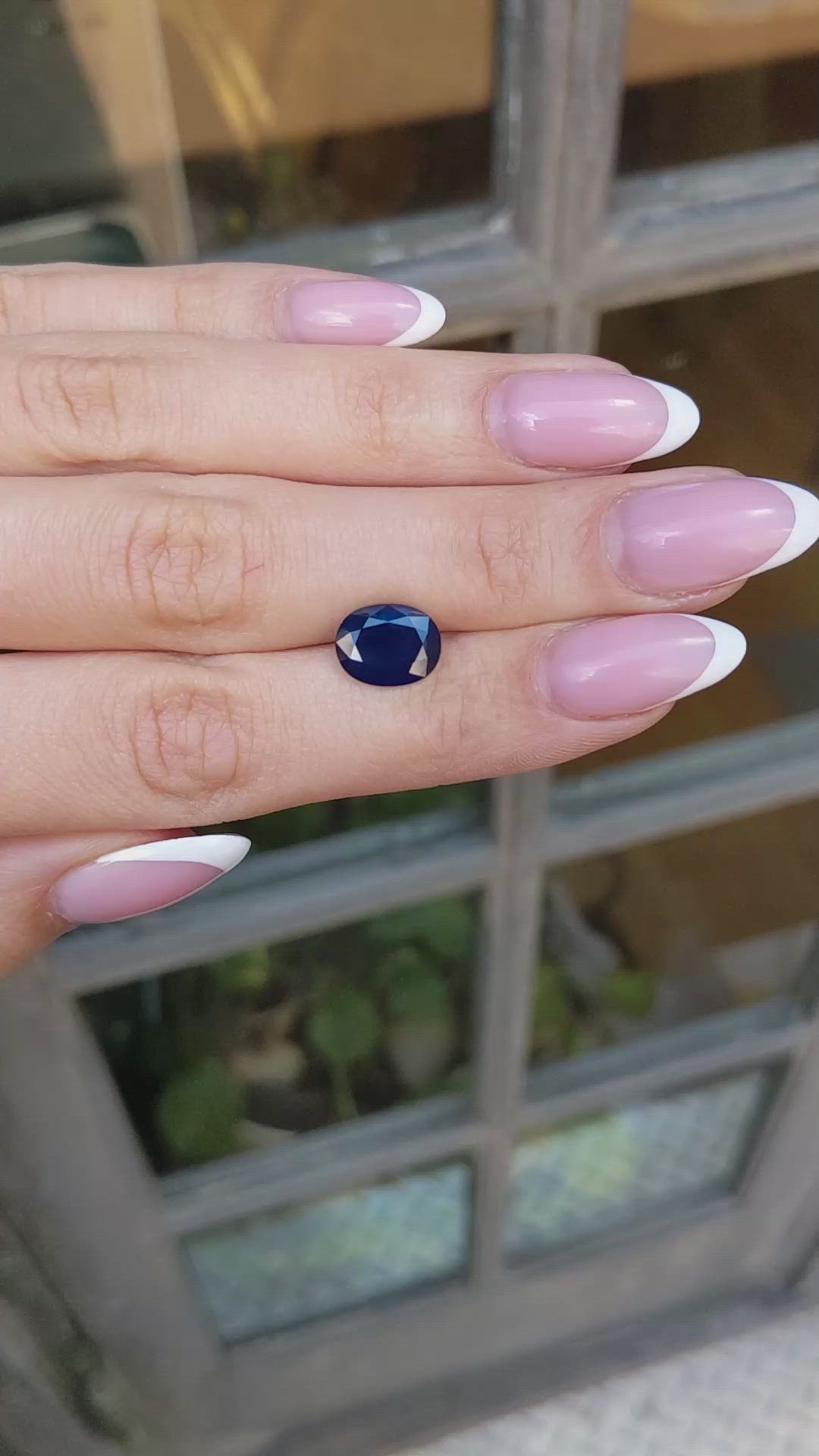 3.23 Ct. Blue Sapphire from Thailand Size Video