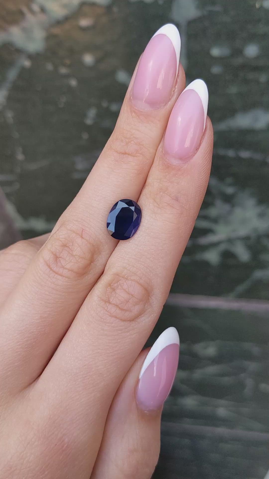 4.14 Ct. Blue Sapphire from Thailand Size Video