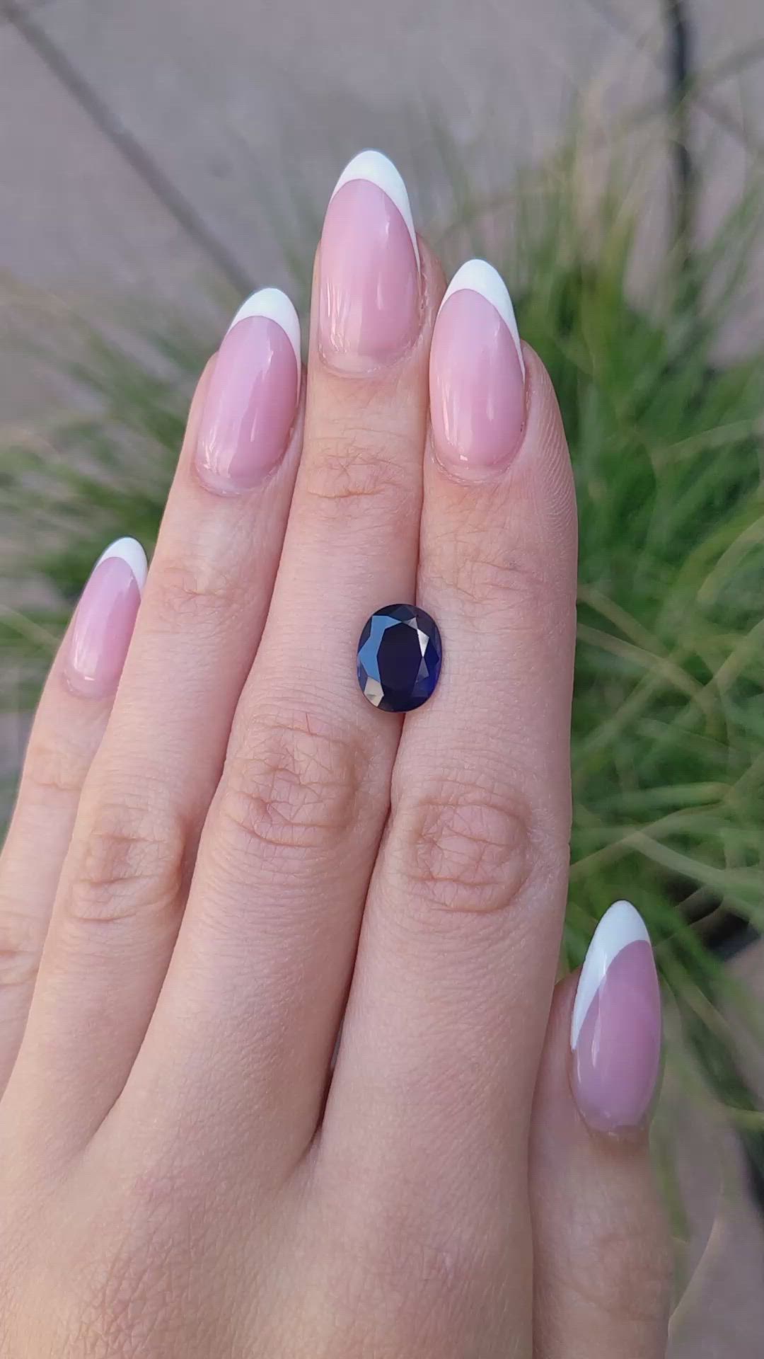 4.14 Ct. Blue Sapphire from Thailand Size Video